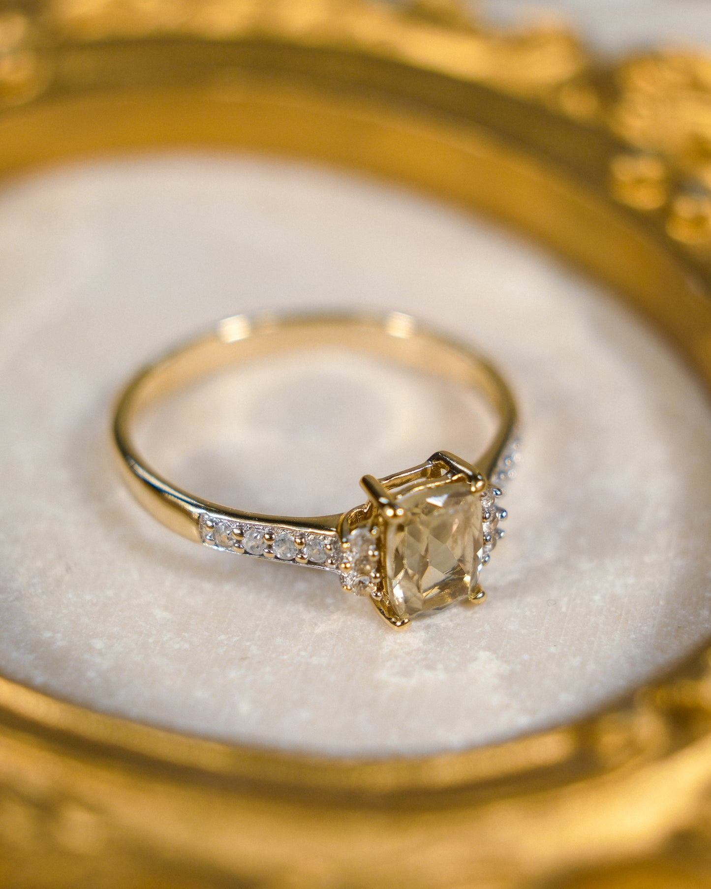 Benedetta • Vintage Kwarts & Zirkonia Cluster
