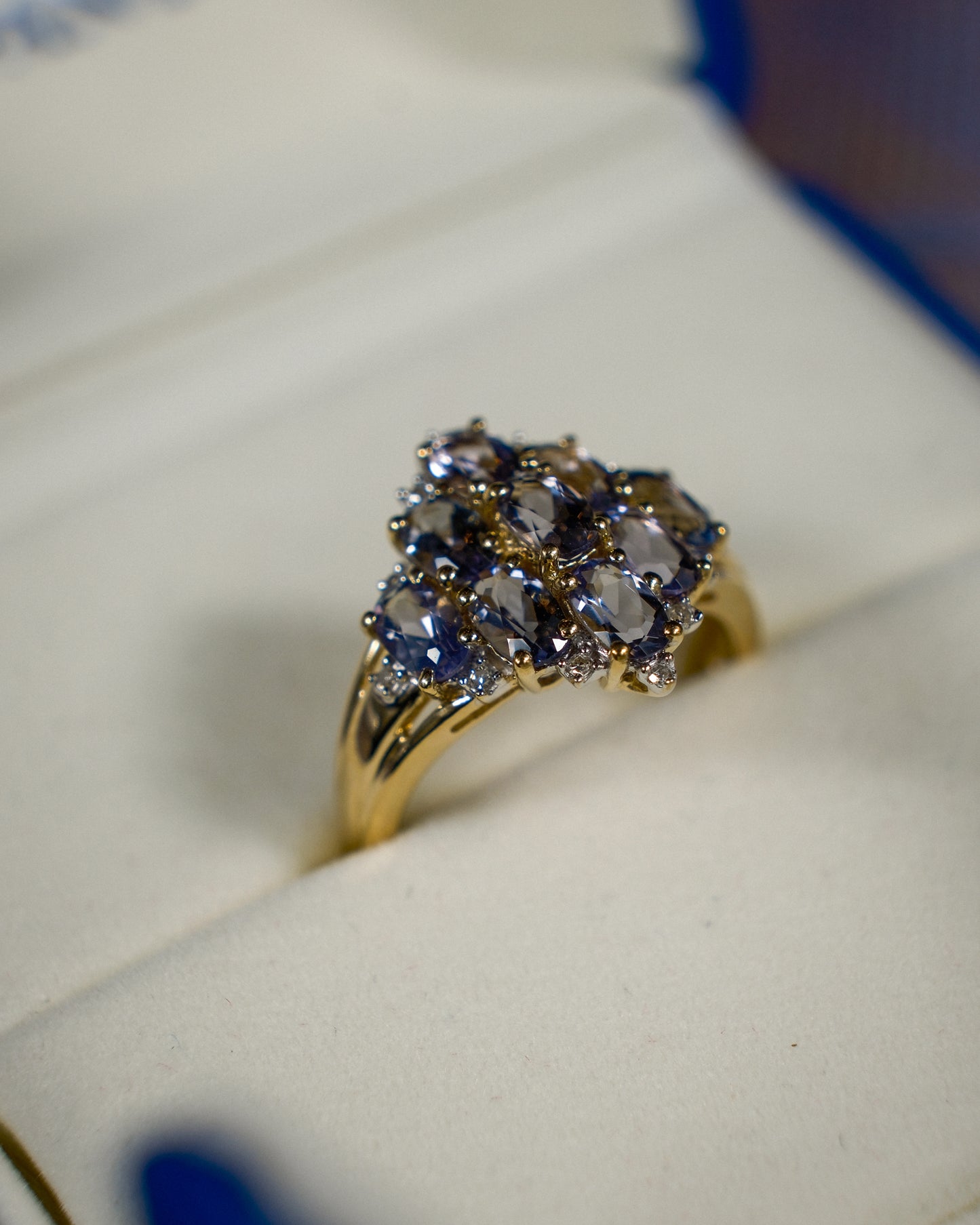 Clarisse • Vintage Ioliet & Diamant Cluster