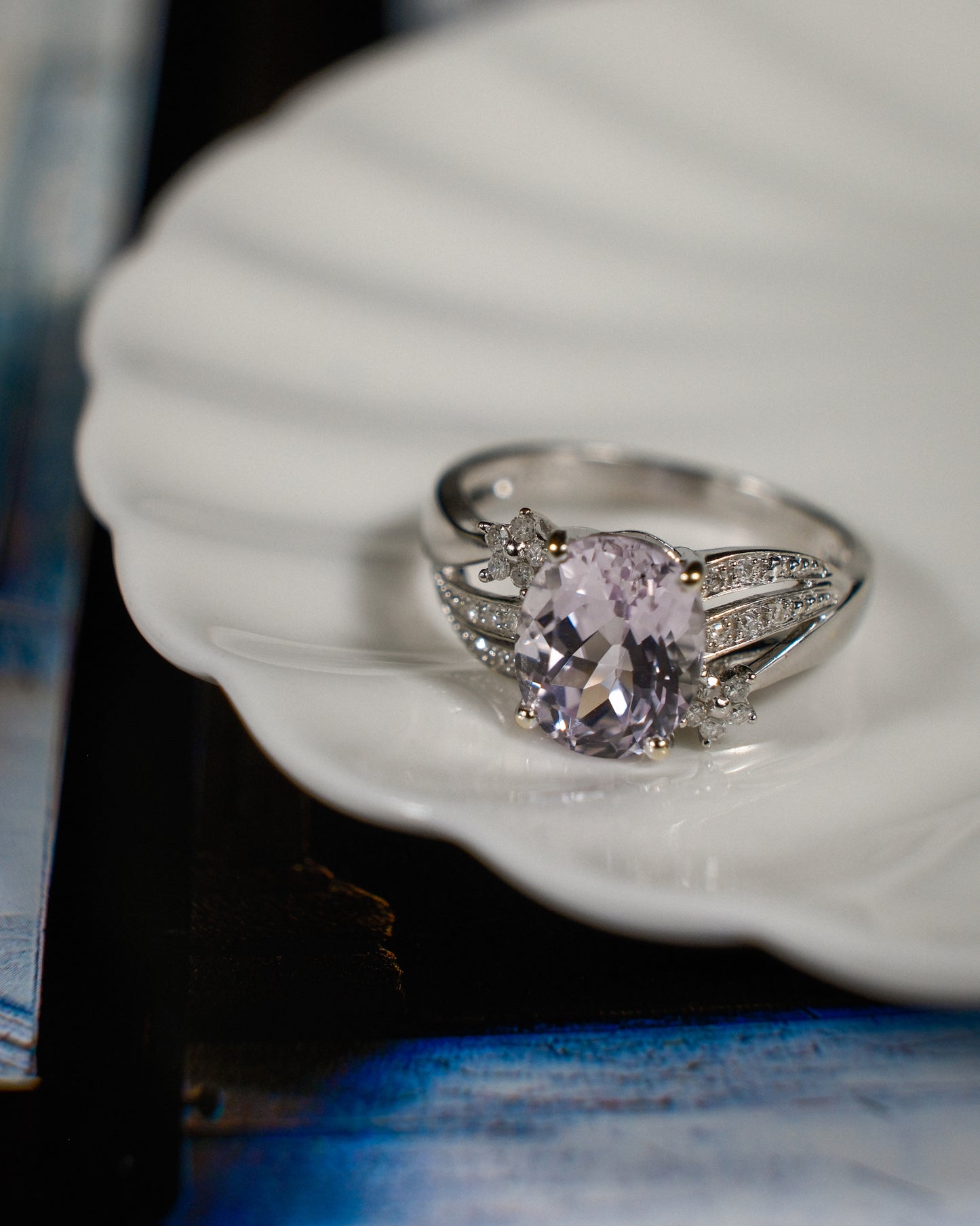 Estelle • Vintage Kunziet & Diamant Cluster