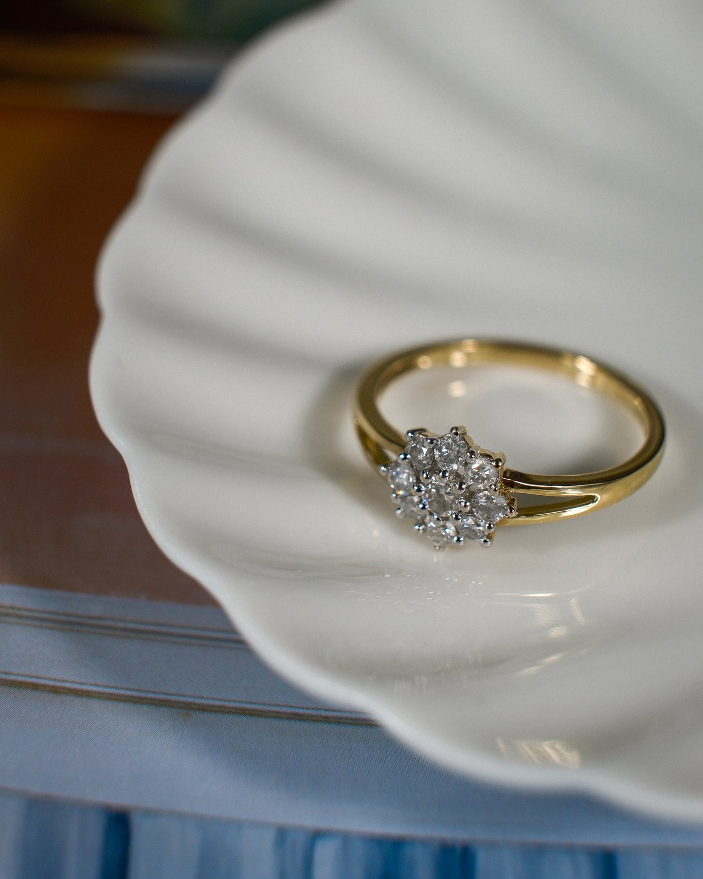 Giselle • Vintage Diamond Cluster