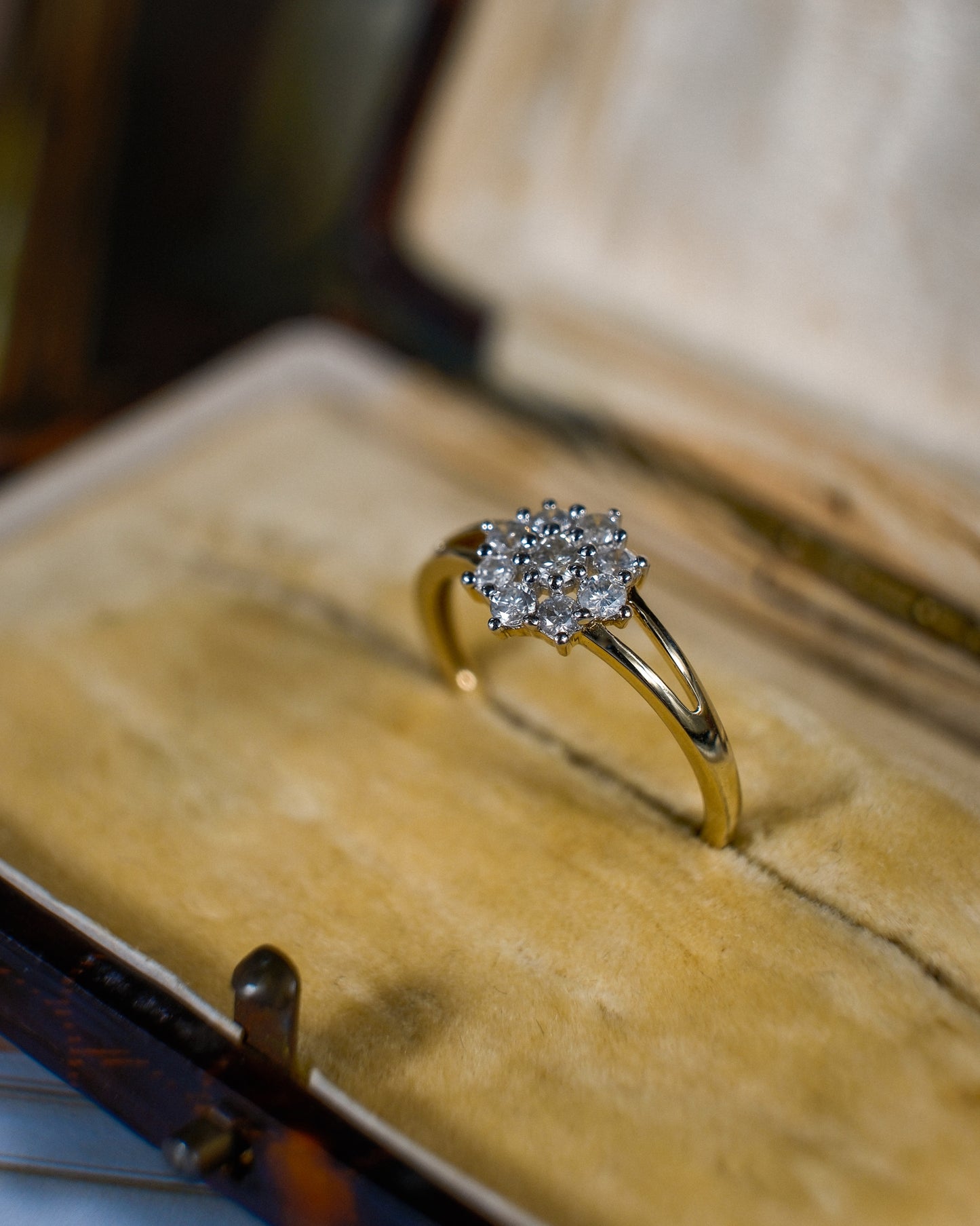 Giselle • Vintage Diamond Cluster