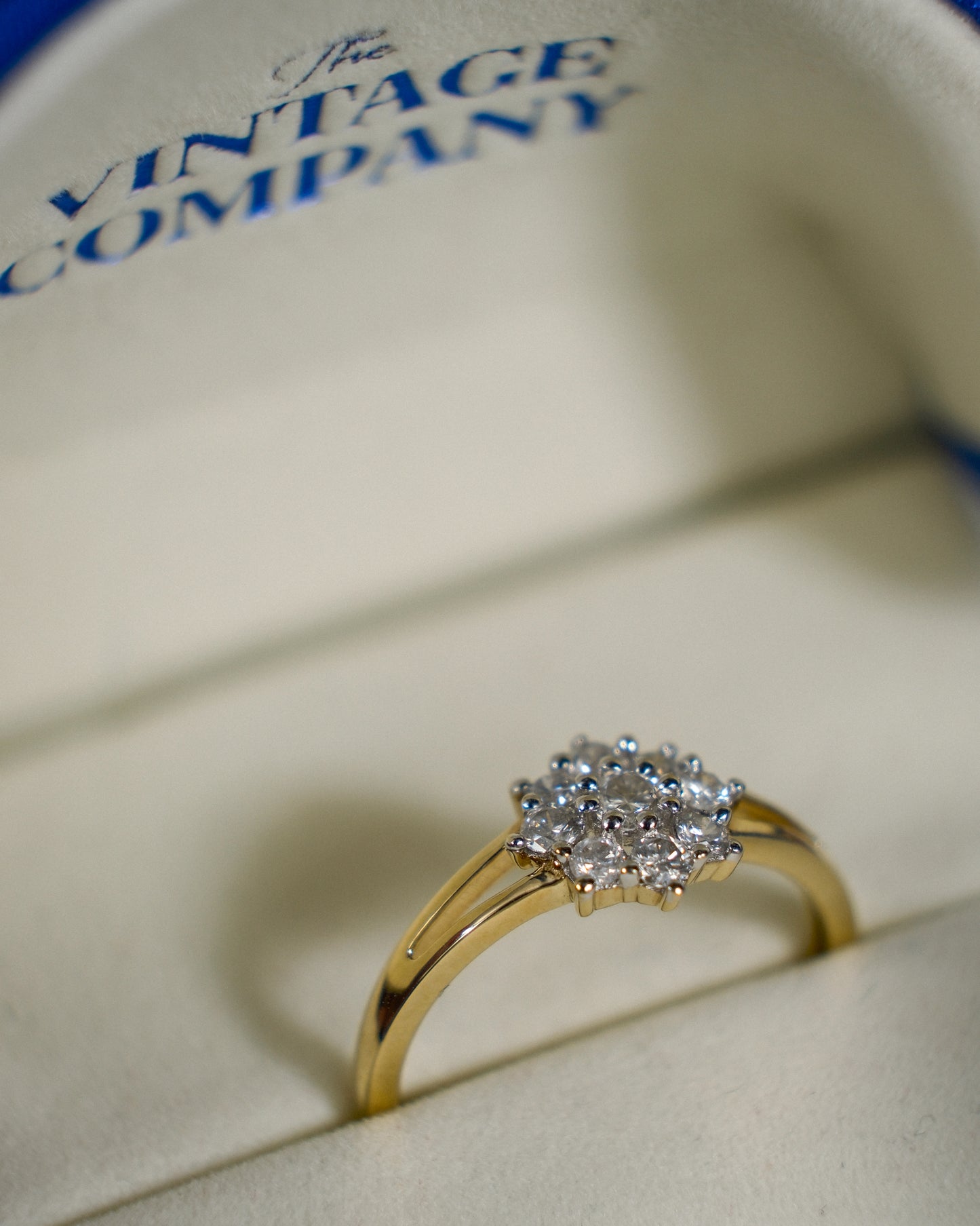 Giselle • Vintage Diamond Cluster