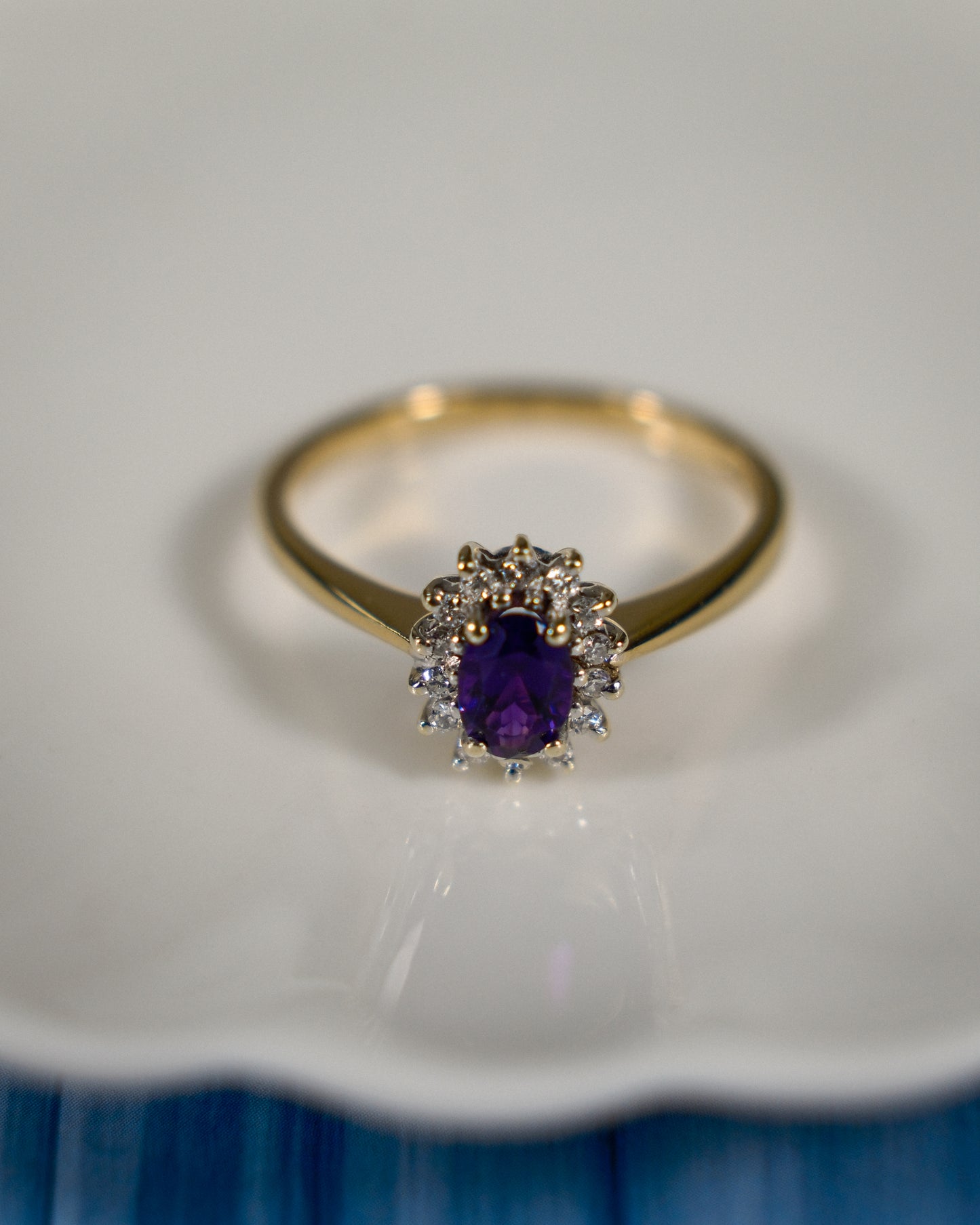 Giulia • Vintage Amethist & Diamant Cluster