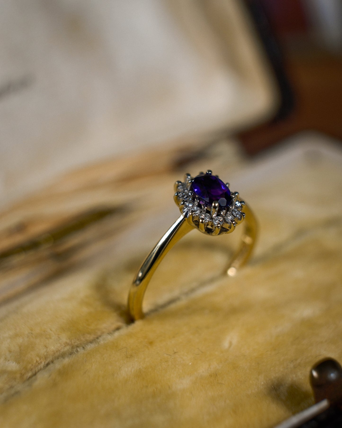 Giulia • Vintage Amethist & Diamant Cluster