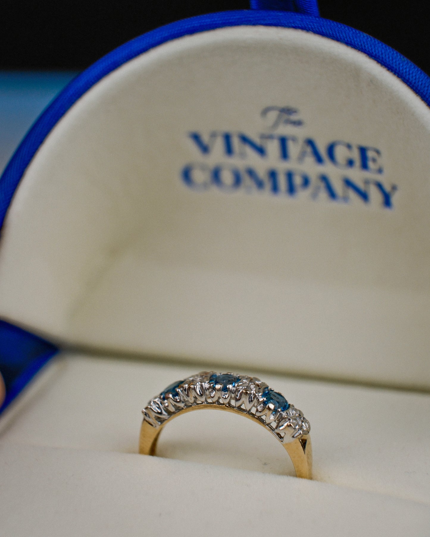 Lavinia • Vintage Topaas & Diamant Dress