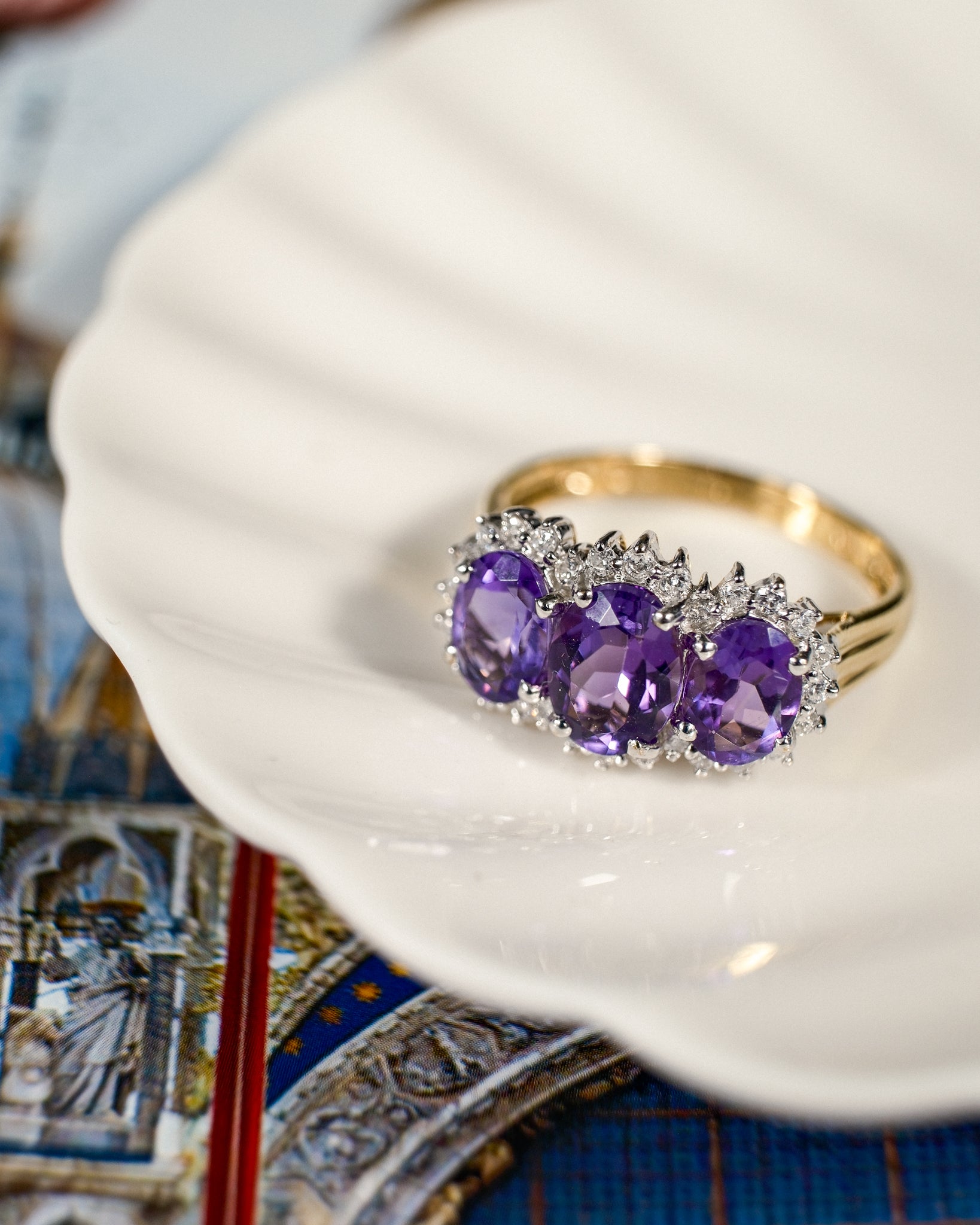 Raffaella • Vintage Amethist & Diamant Dress