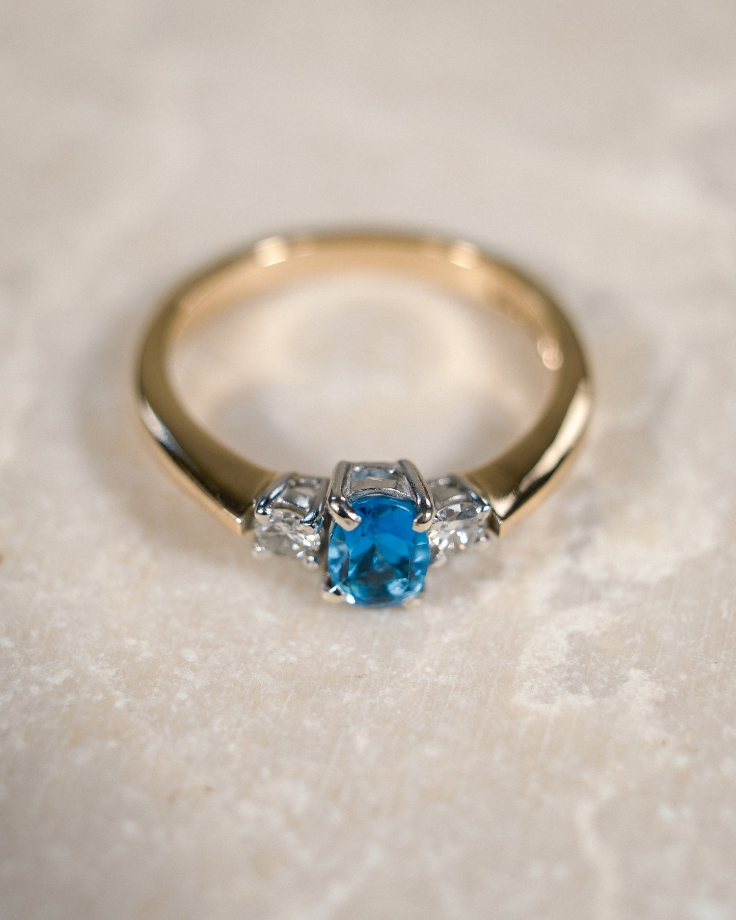 Serafina • Vintage Topaas & Diamant