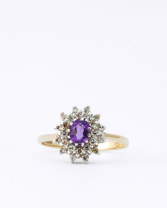 Yelliz • Vintage Amethist & Diamant Cluster