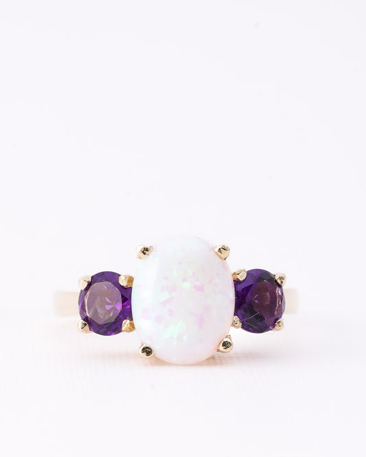 Lauren • Vintage Amethist & Opaal Cluster