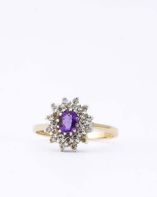 Yelliz • Vintage Amethist & Diamant Cluster