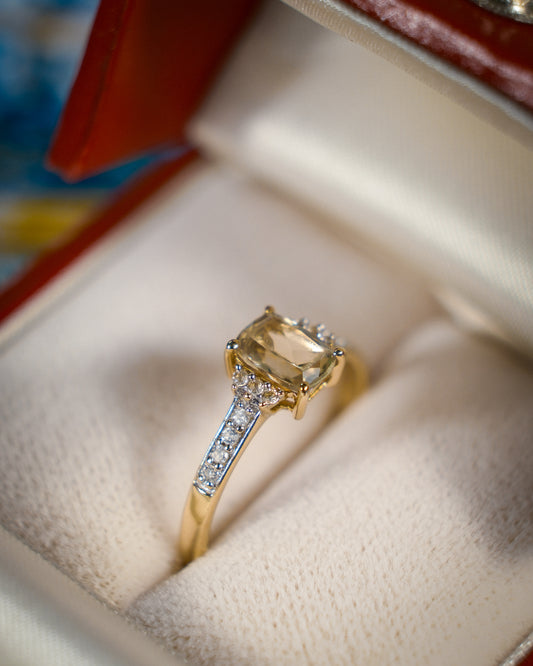 Benedetta • Vintage Kwarts & Zirkonia Cluster