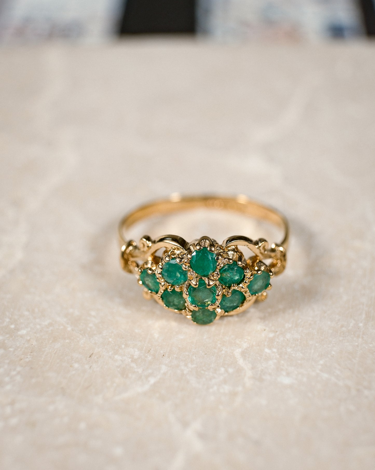 Carina • Vintage Smaragd Cluster