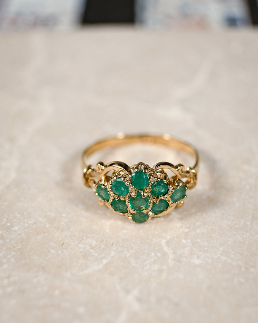 Carina • Vintage Smaragd Cluster