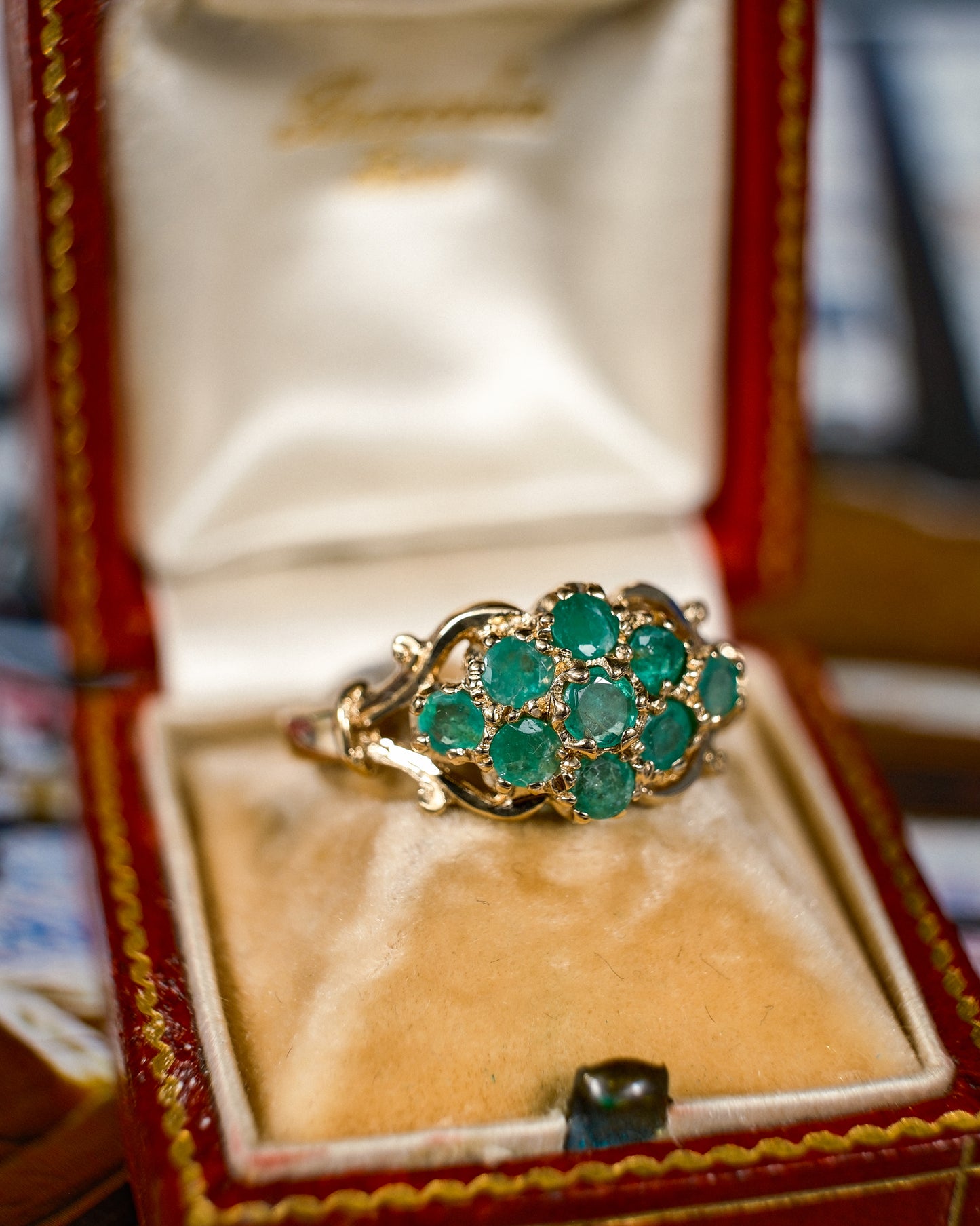 Carina • Vintage Smaragd Cluster