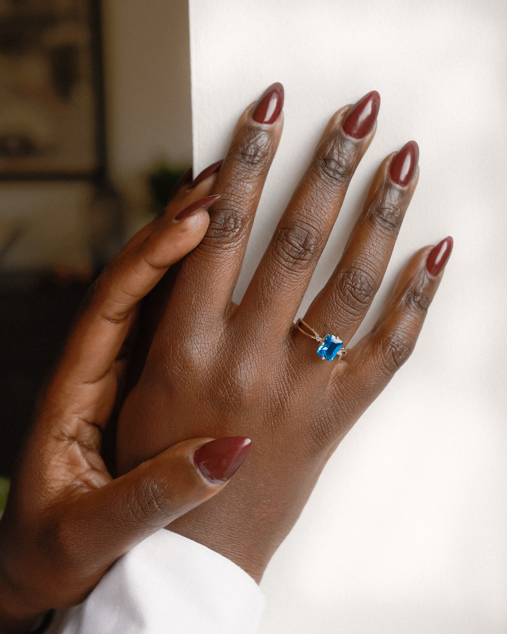 Evelina • Vintage Topaas & Diamant Dress