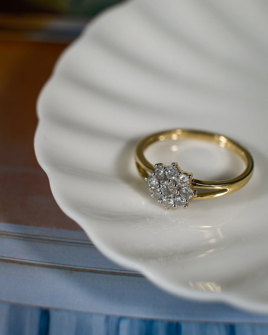 Giselle • Vintage Diamond Cluster