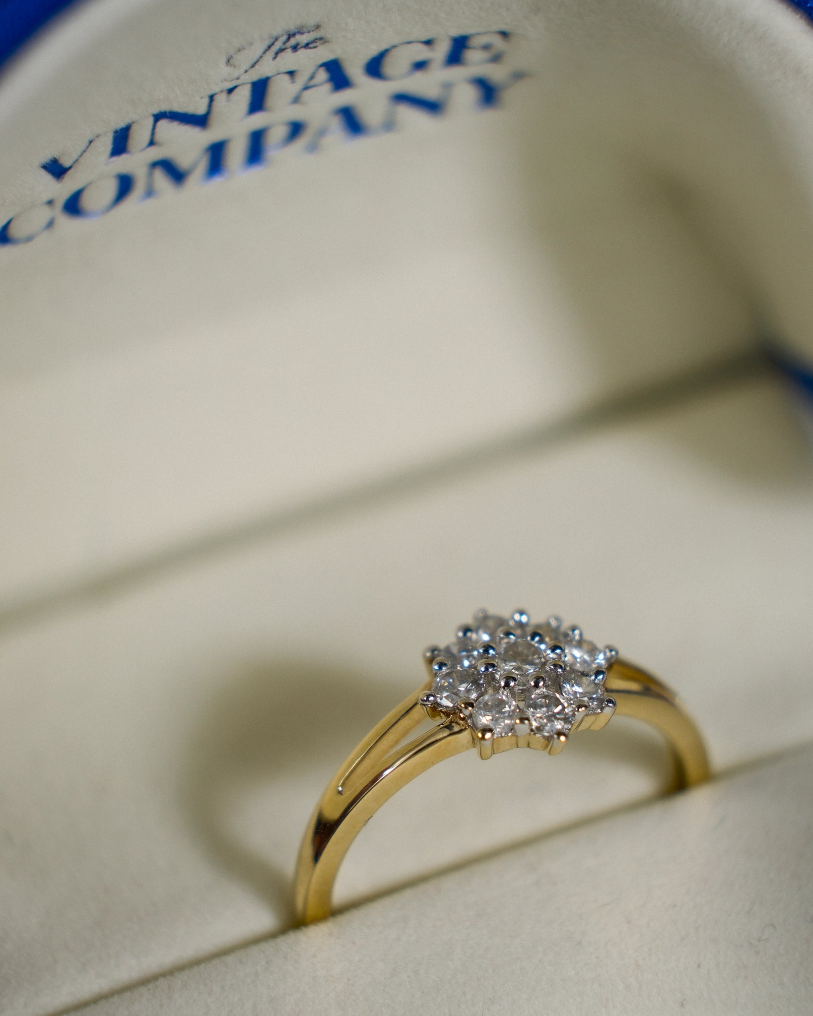 Giselle • Vintage Diamond Cluster