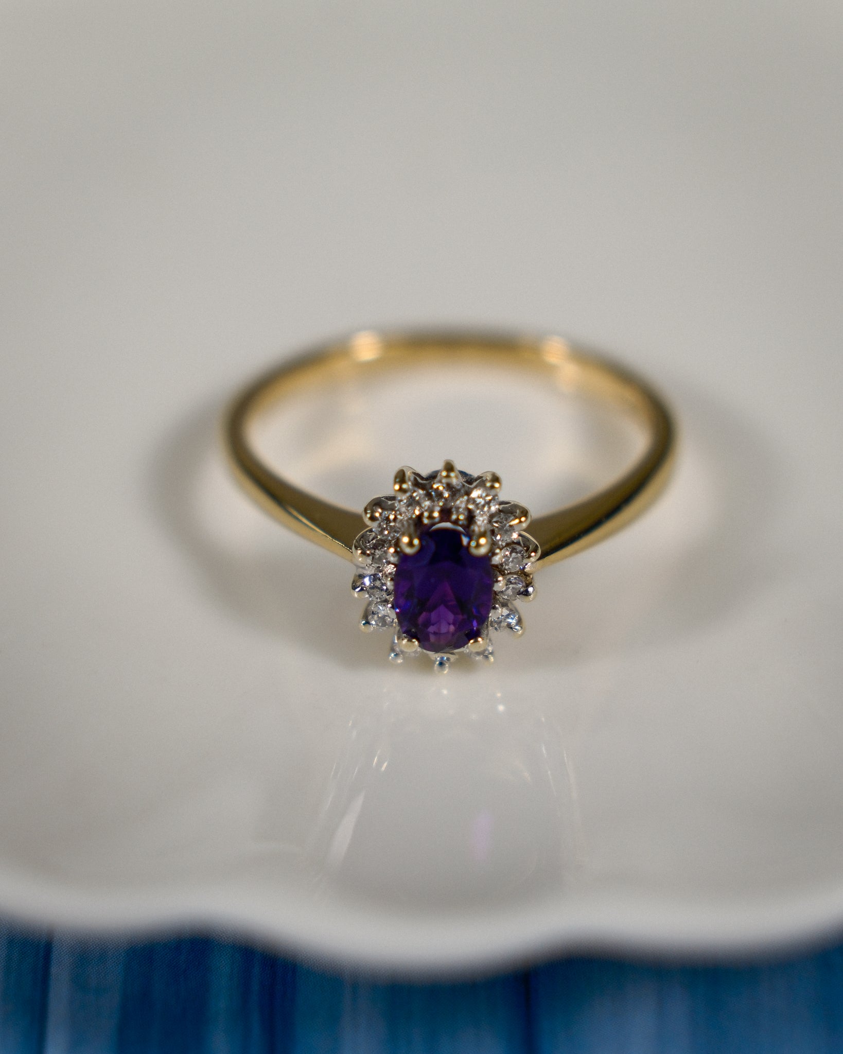 Giulia • Vintage Amethist & Diamant Cluster