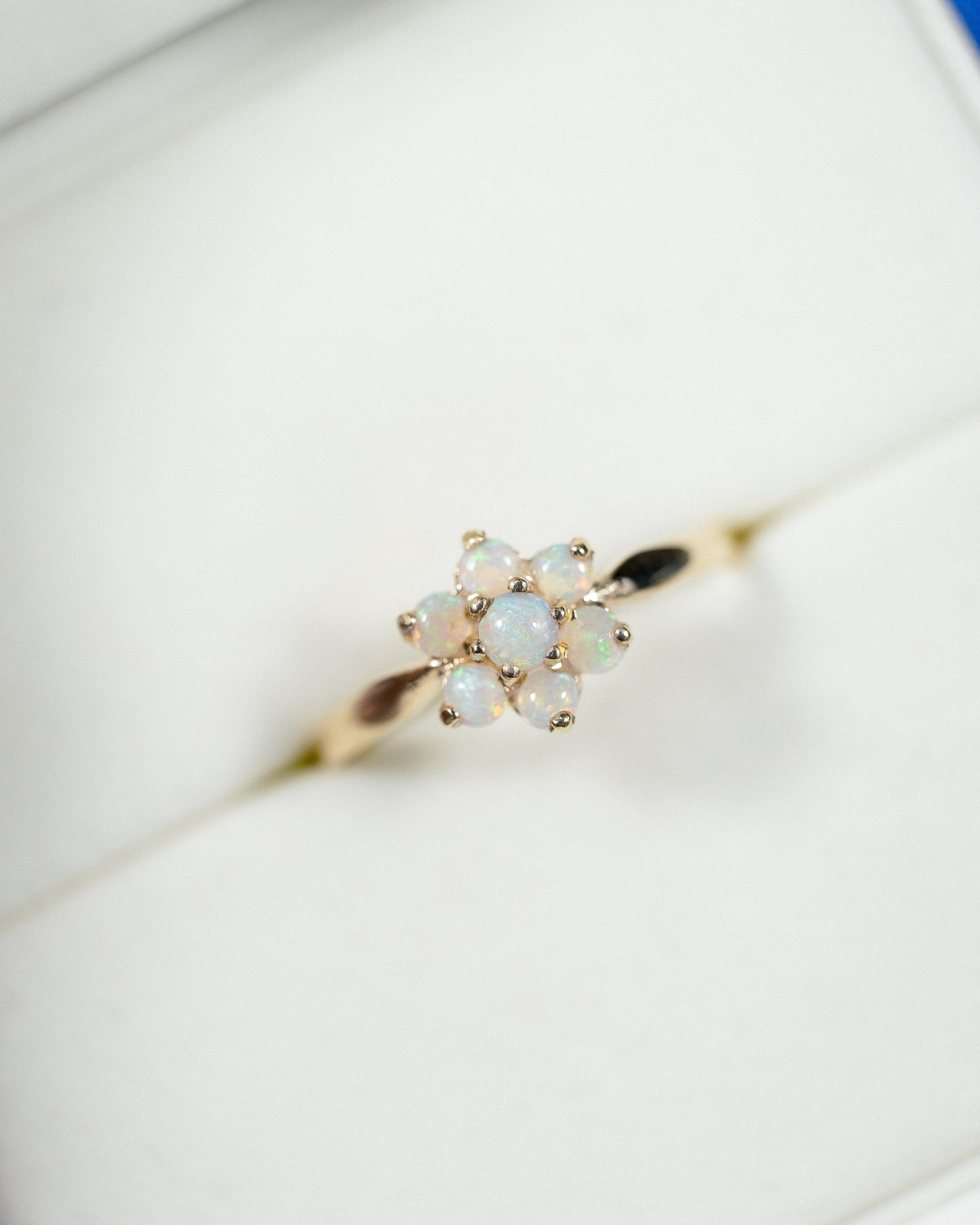 Adrienne • Vintage Opaal Cluster Ring