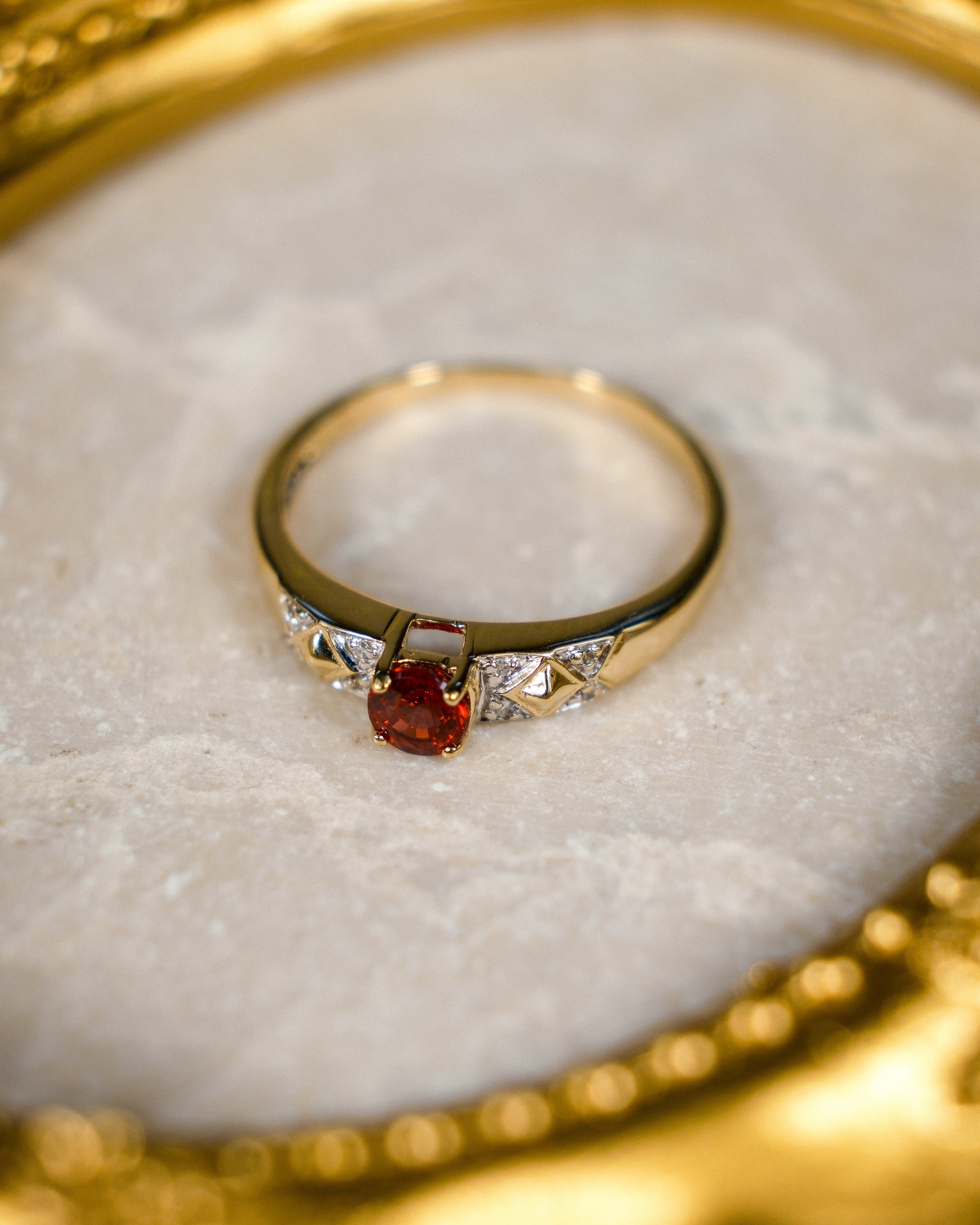 Althea • Vintage Spinel & Diamant Dress Ring