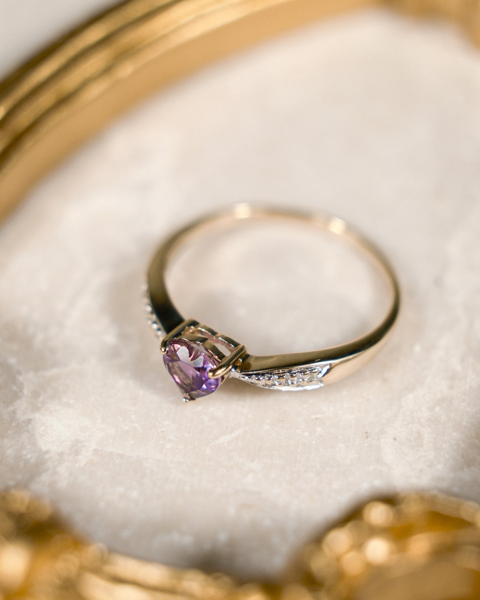 Amorette • Vintage Amethist & Diamant Dress