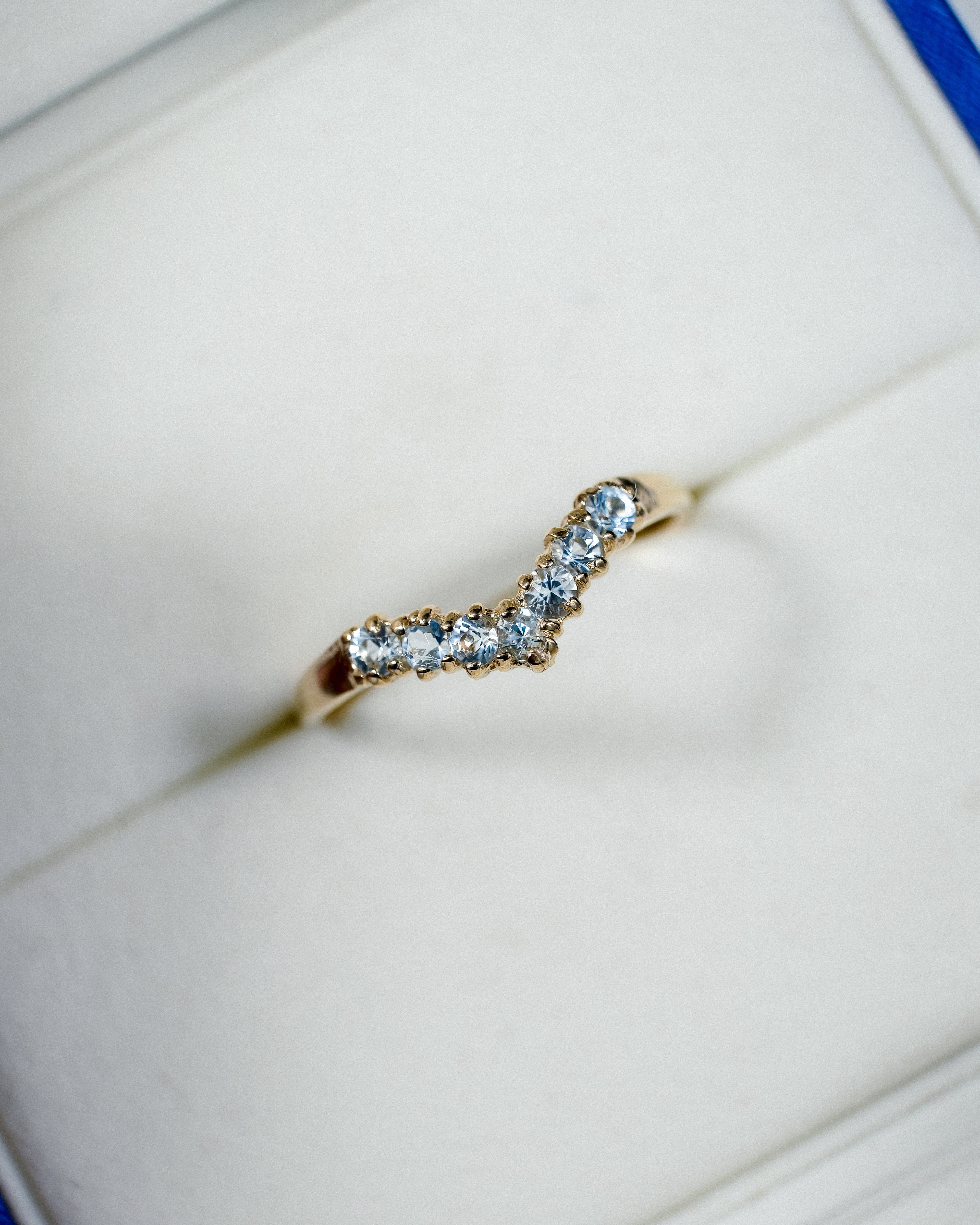 Émilienne • Vintage Topaas Wishbone Ring
