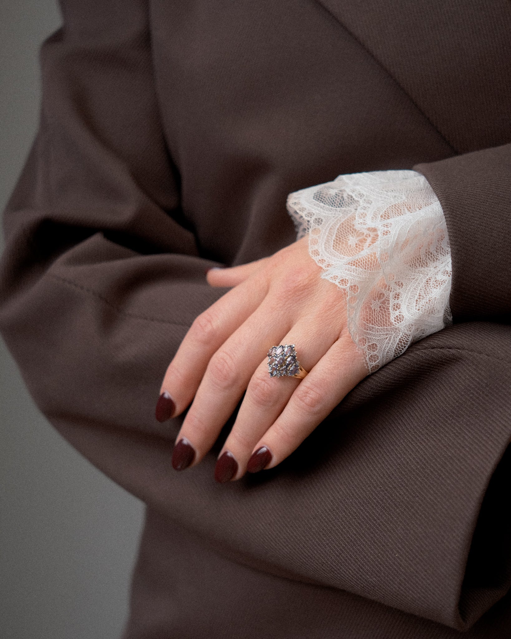 Clarisse • Vintage Ioliet & Diamant Cluster