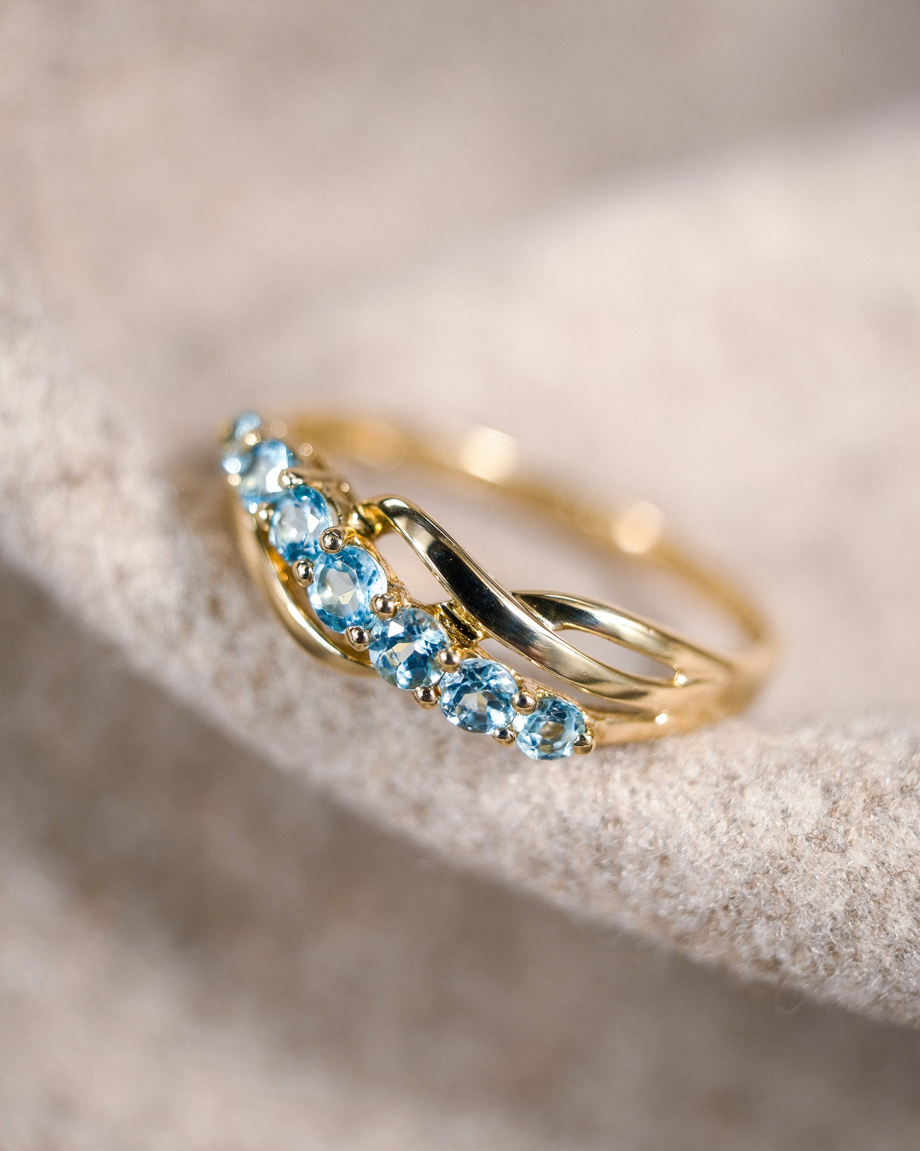 Lorena • Vintage Topaas Dress Ring