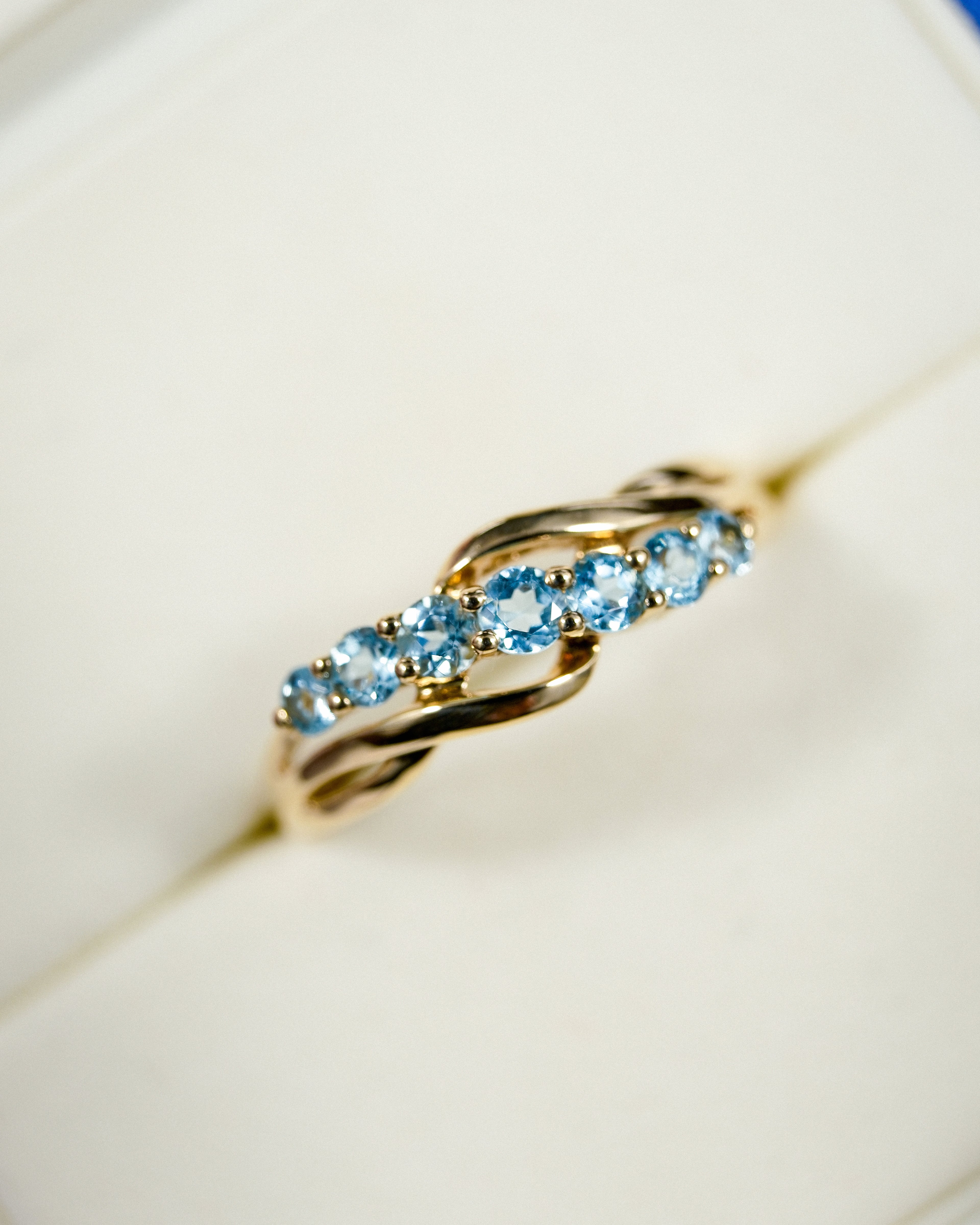 Lorena • Vintage Topaas Dress Ring