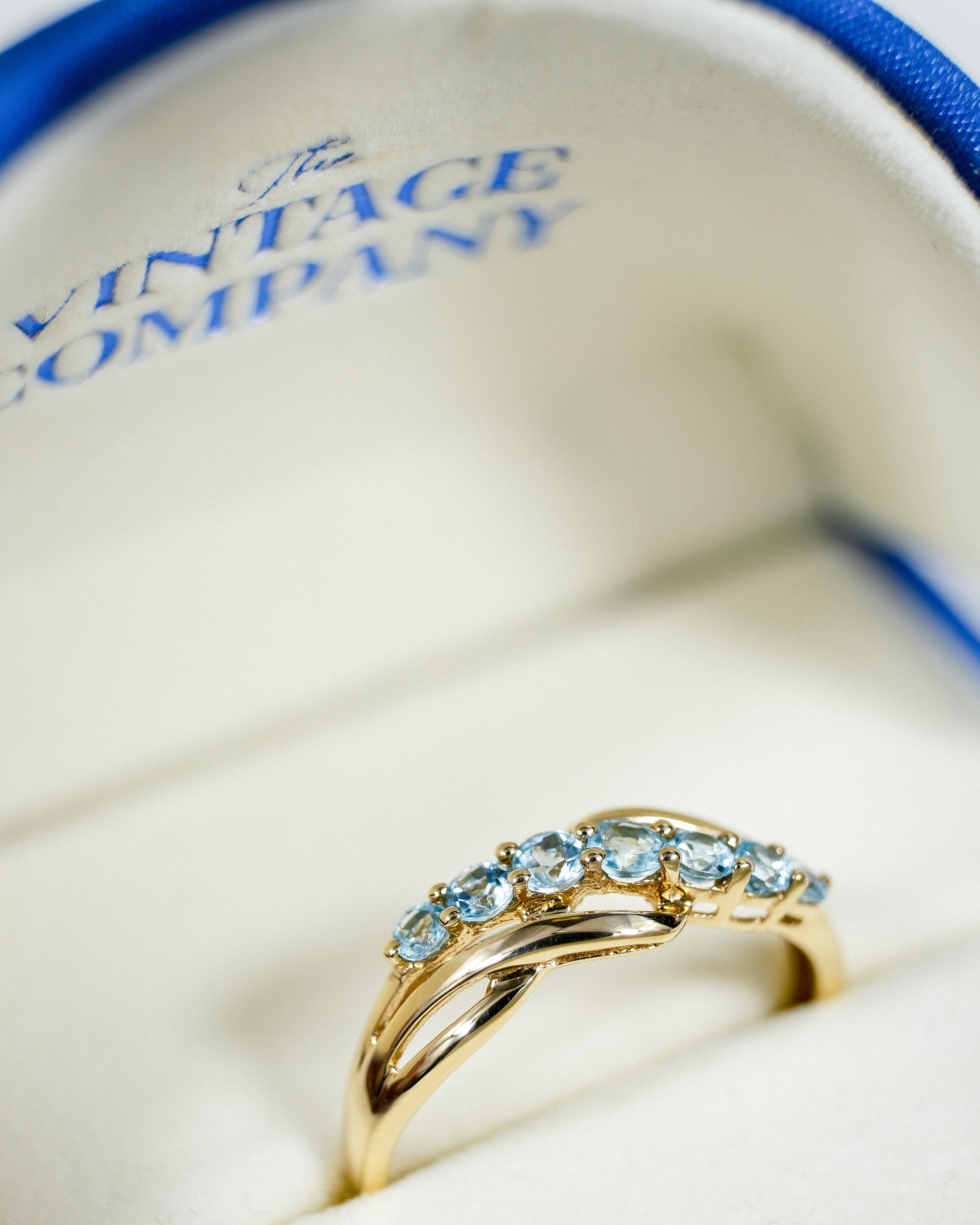 Lorena • Vintage Topaas Dress Ring