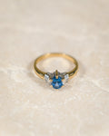 Lysanne • Vintage Saffier & Diamant Dress Ring