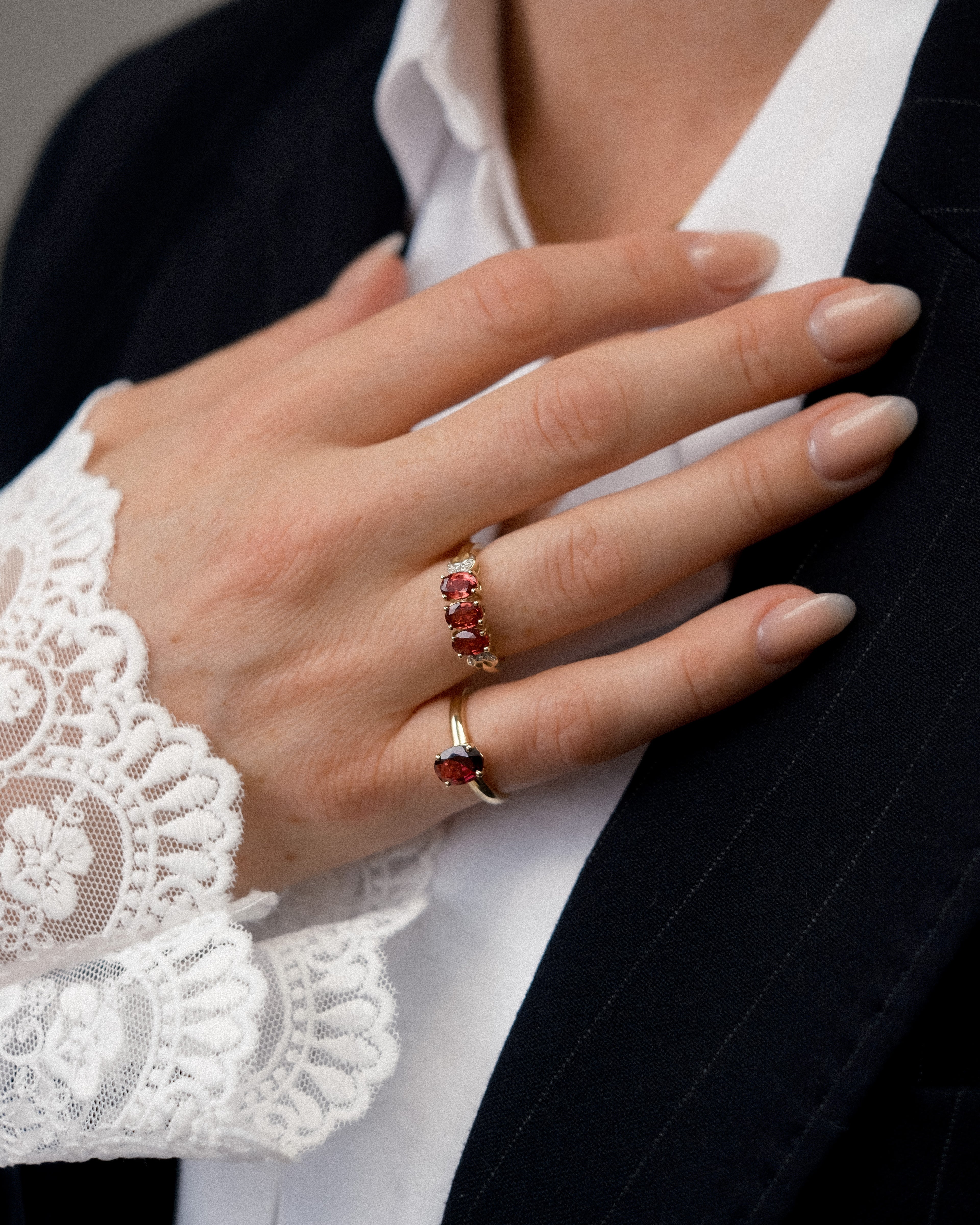 Maristelle • Vintage Toermalijn Solitaire Ring