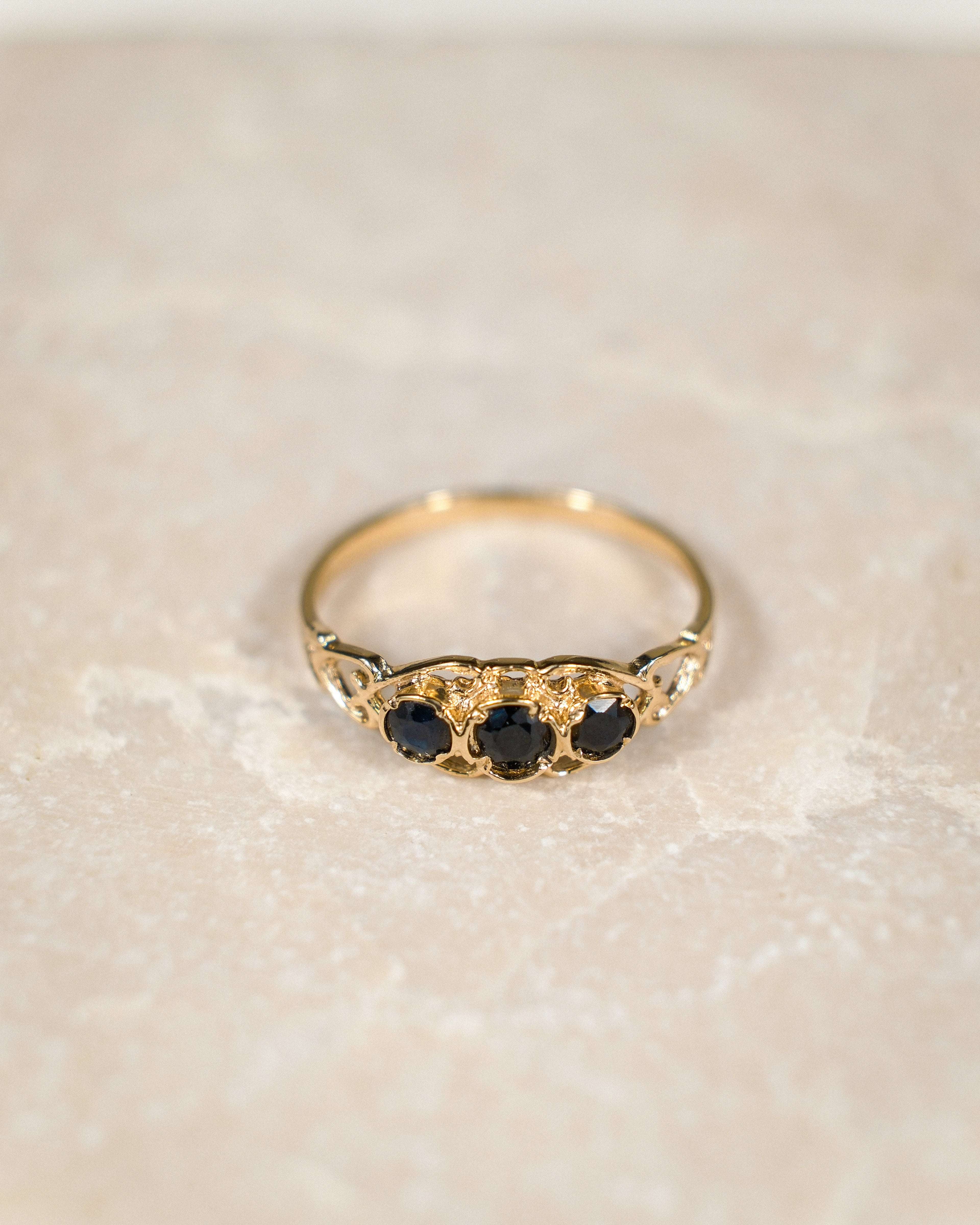 Nadine • Vintage Saffier Dress Ring