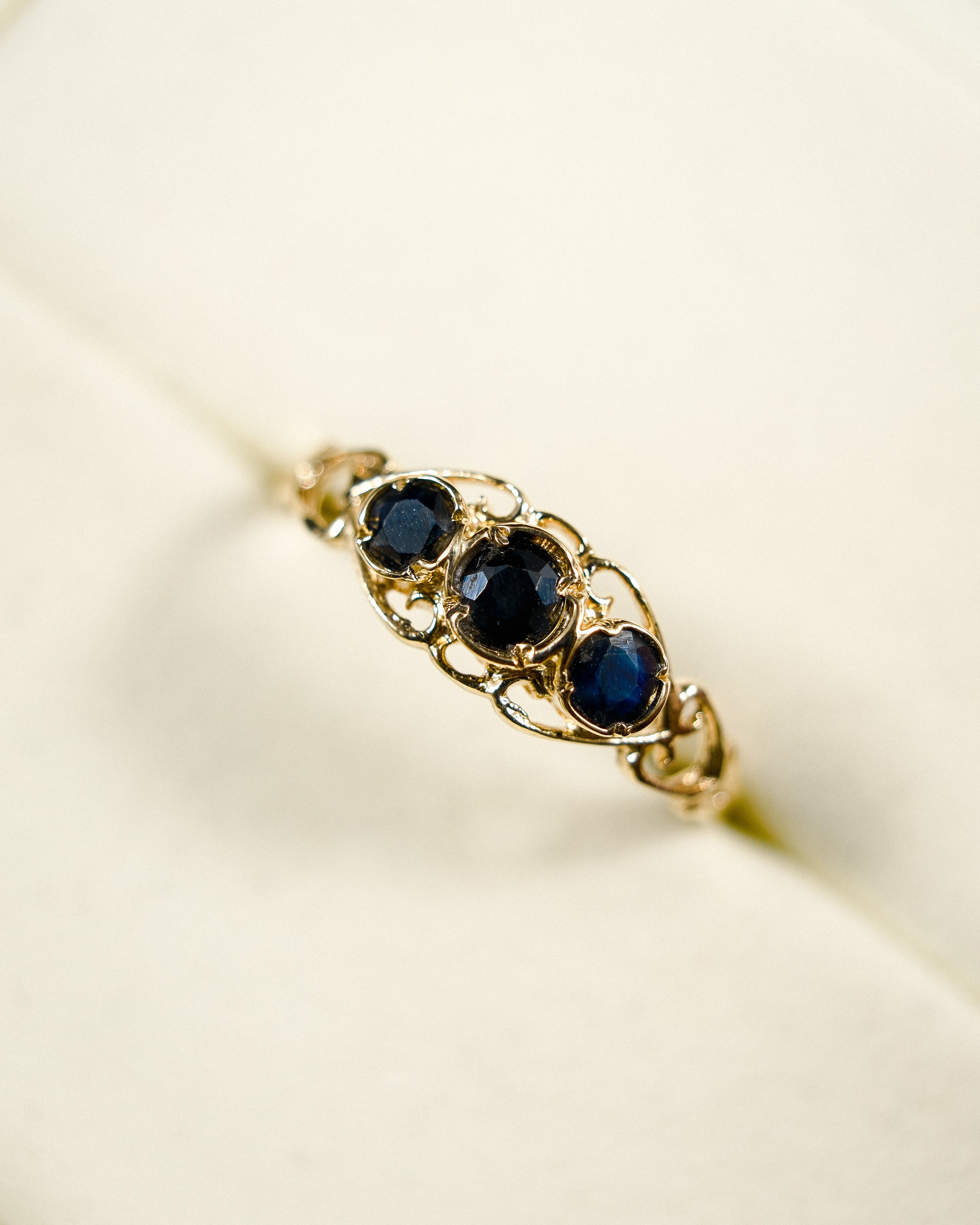 Nadine • Vintage Saffier Dress Ring