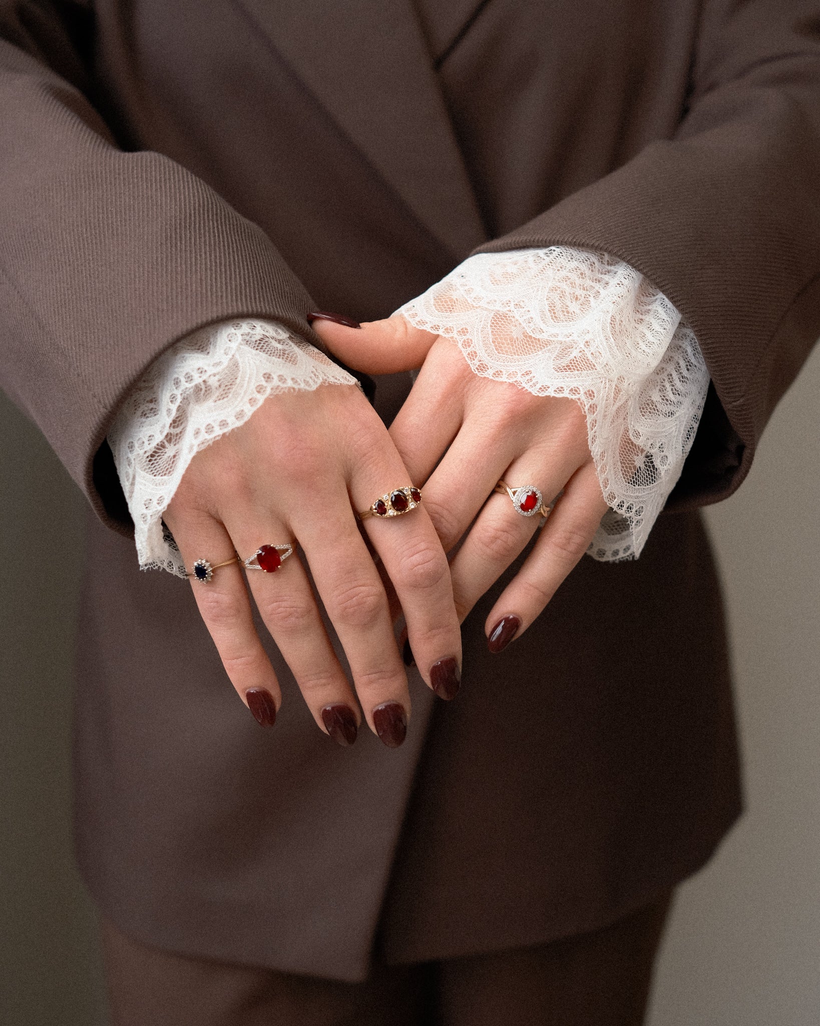 Vivienne • Vintage Robijn & Diamant Dress