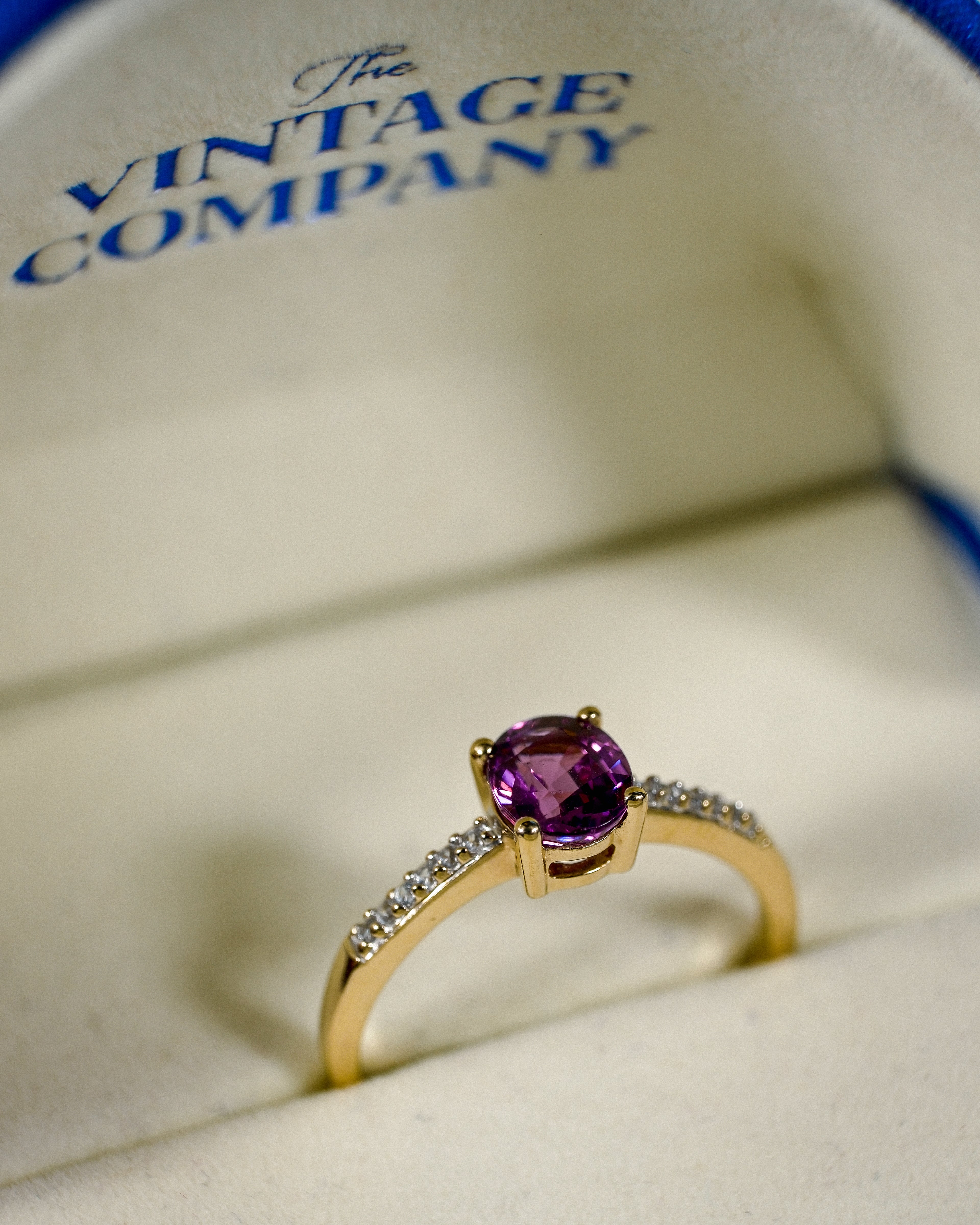 Roselinde • Vintage Toermalijn & Zirkoon Dress Ring