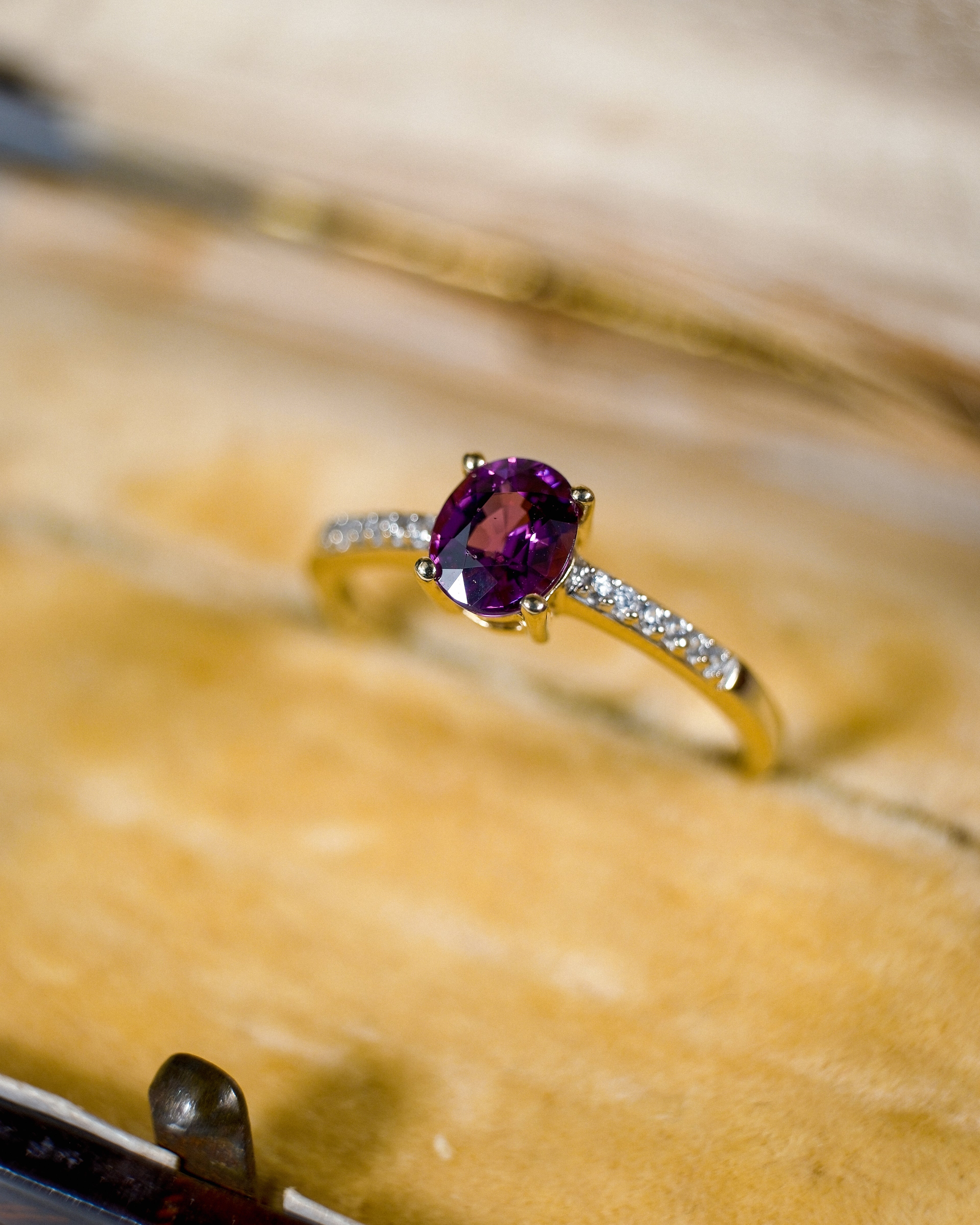 Roselinde • Vintage Toermalijn & Zirkoon Dress Ring