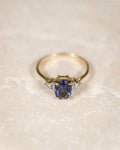 Sabine • Vintage Iolite & Zirkoon Dress Ring