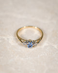 Solene • Vintage Saffier & Diamant Dress Ring