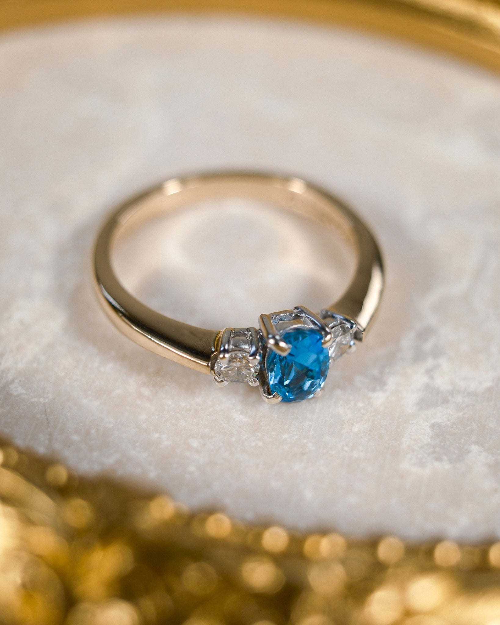 Serafina • Vintage Topaas & Diamant