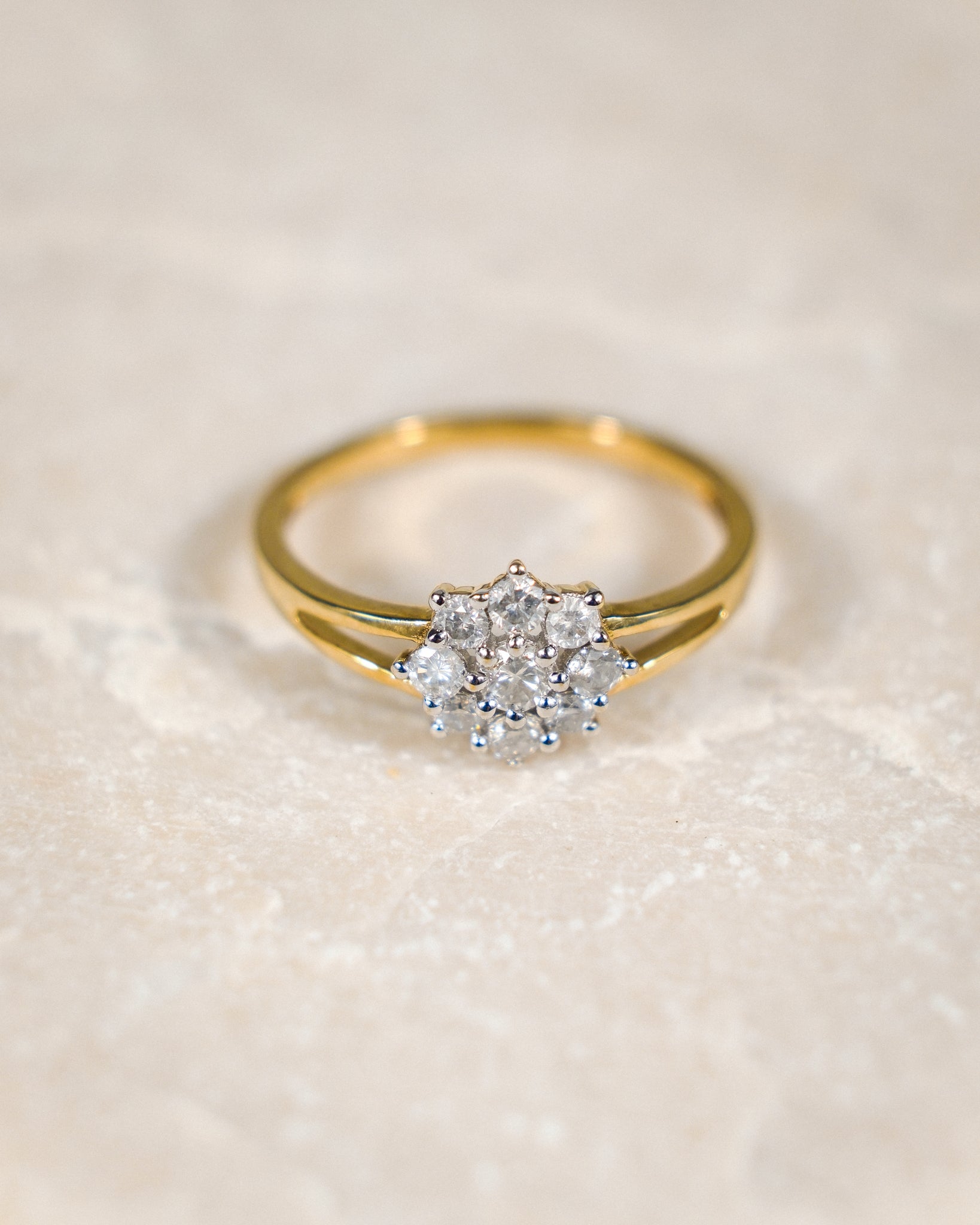 Giselle • Vintage Diamond Cluster