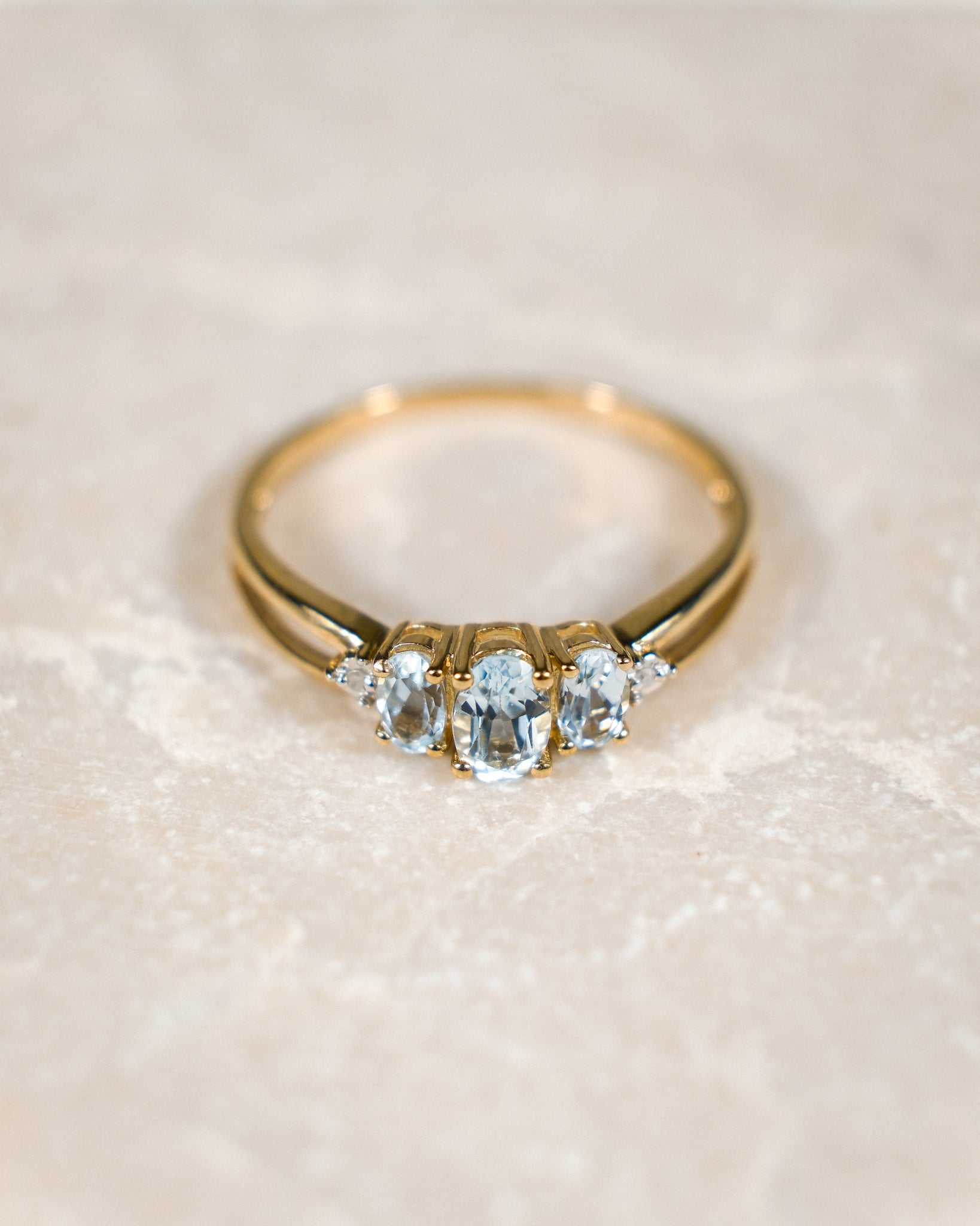 Chiara • Vintage Aquamarijn & Diamant Dress