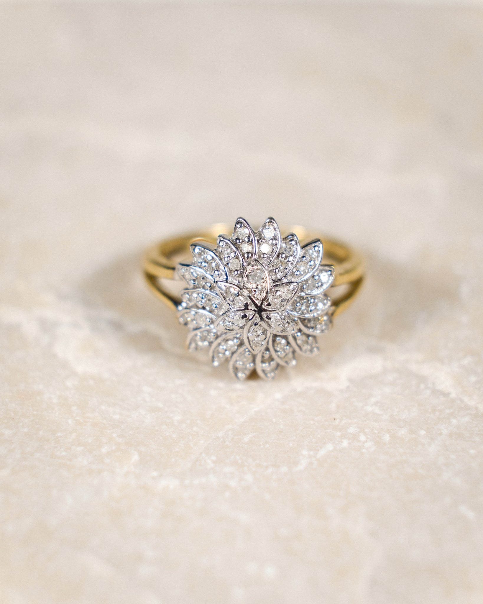 Arielle • Vintage Diamant Cluster