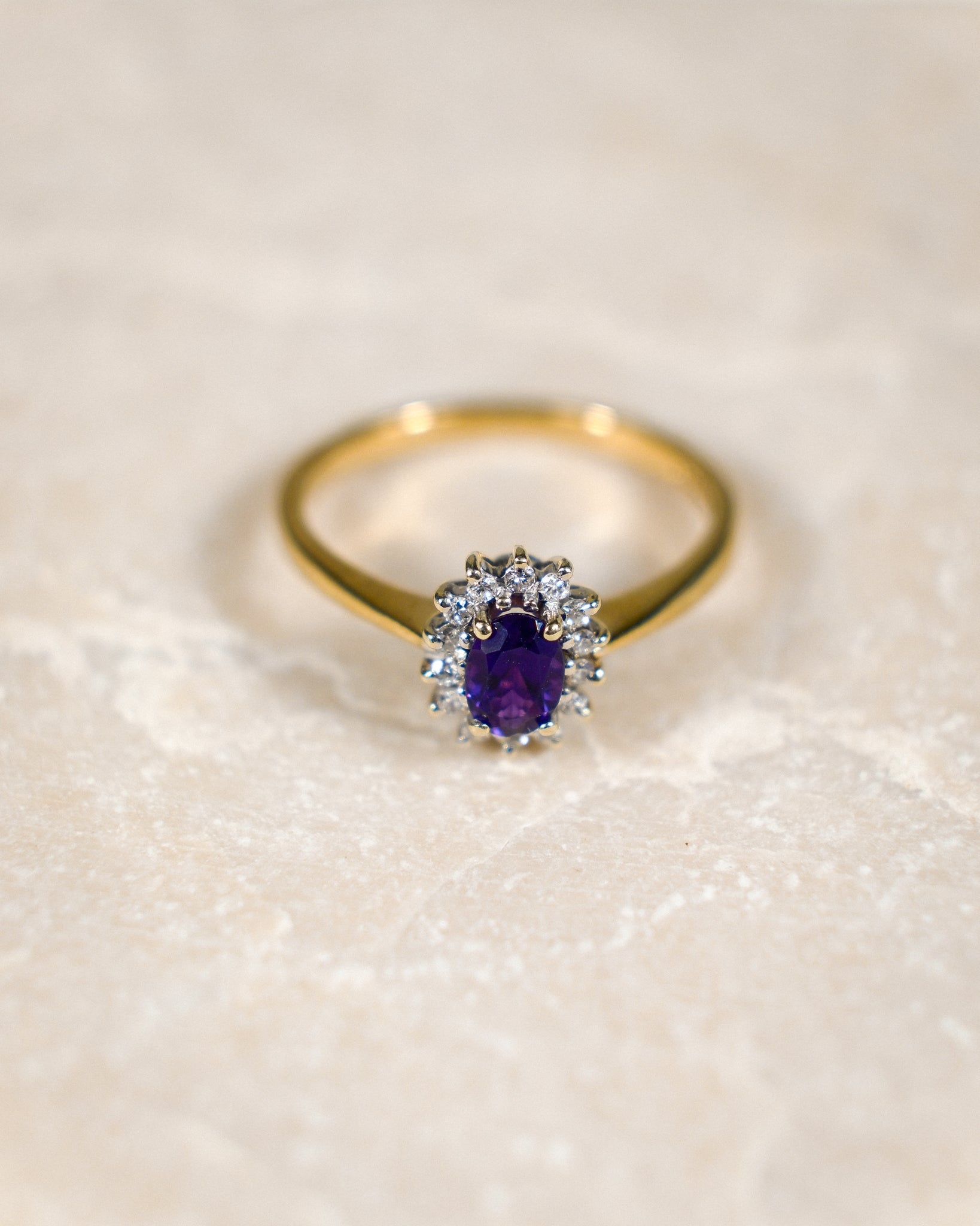 Giulia • Vintage Amethist & Diamant Cluster