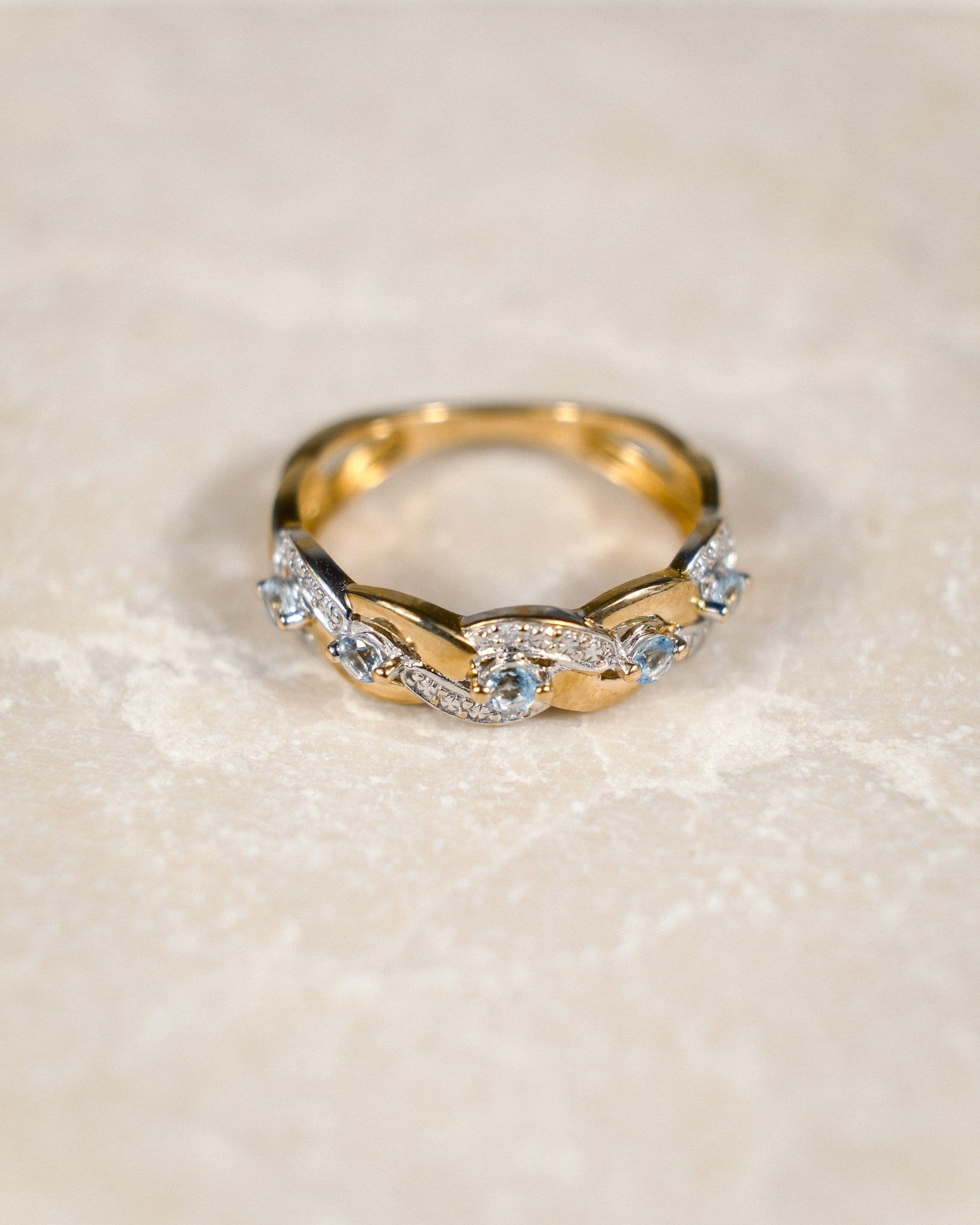 Vera • Vintage Topaas & Diamant Dress