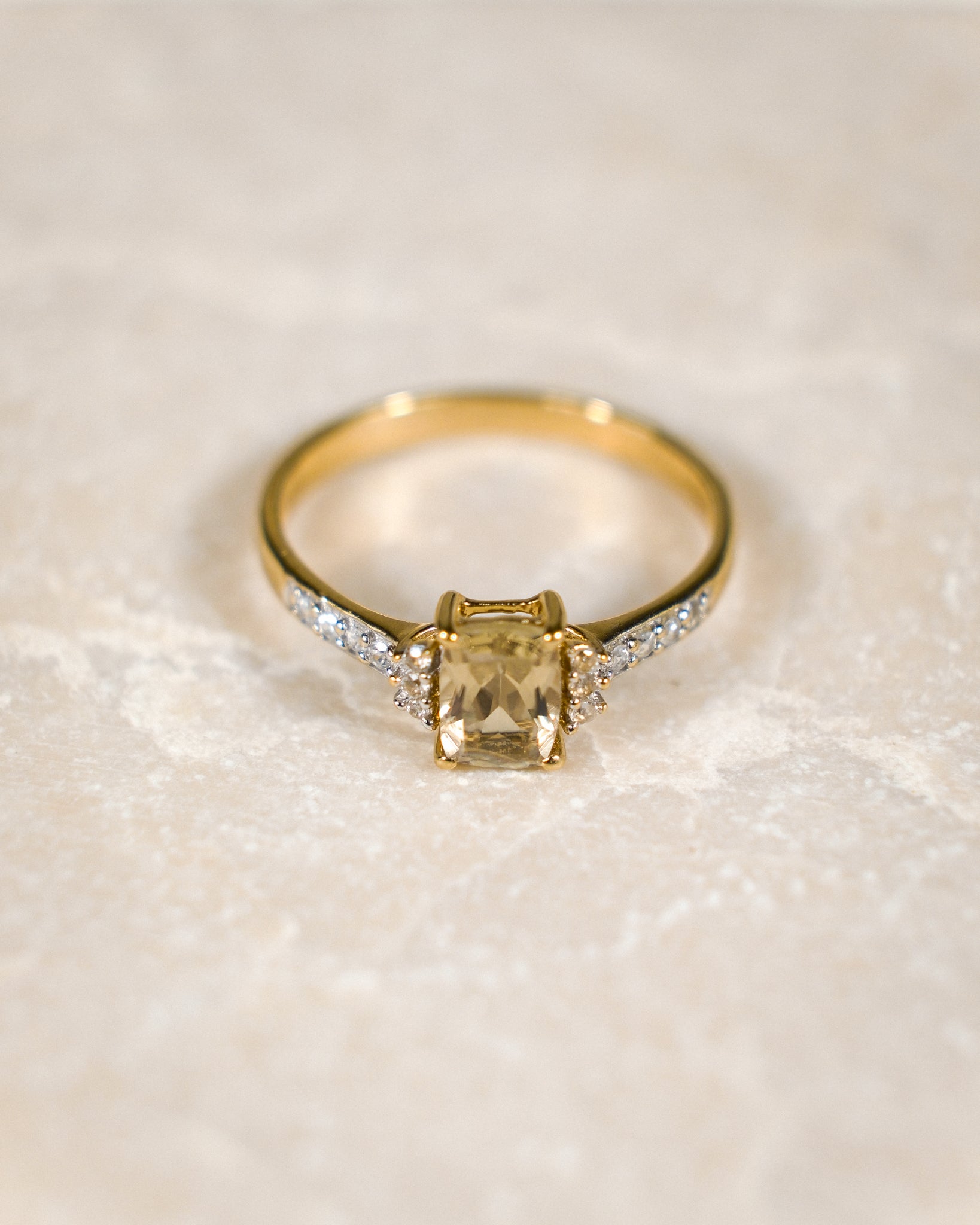 Benedetta • Vintage Kwarts & Zirkonia Cluster