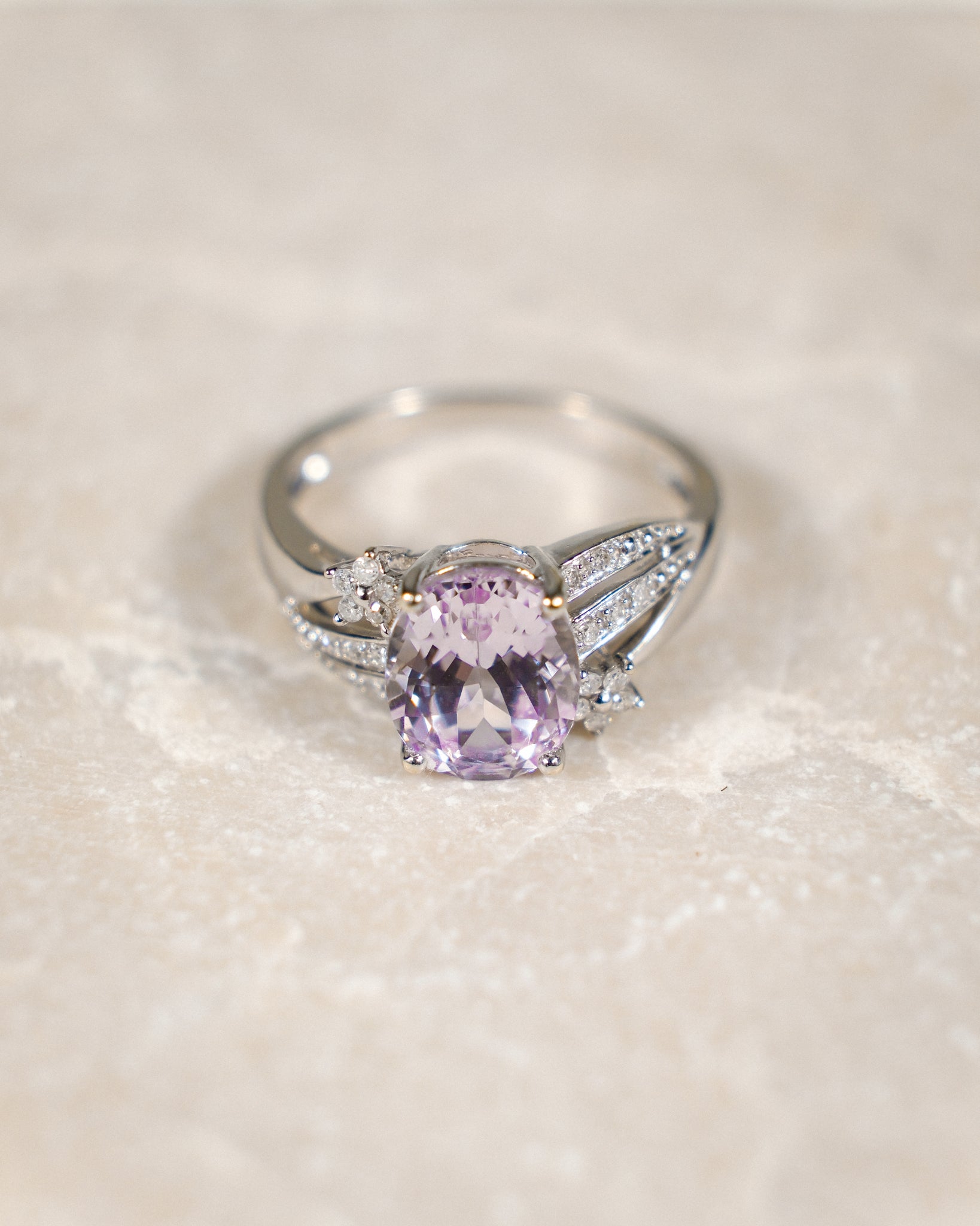 Estelle • Vintage Kunziet & Diamant Cluster