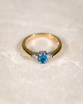 Serafina • Vintage Topaas & Diamant Dress Ring