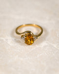 Rosalie • Vintage Citrien & Zirkonia Cluster Ring