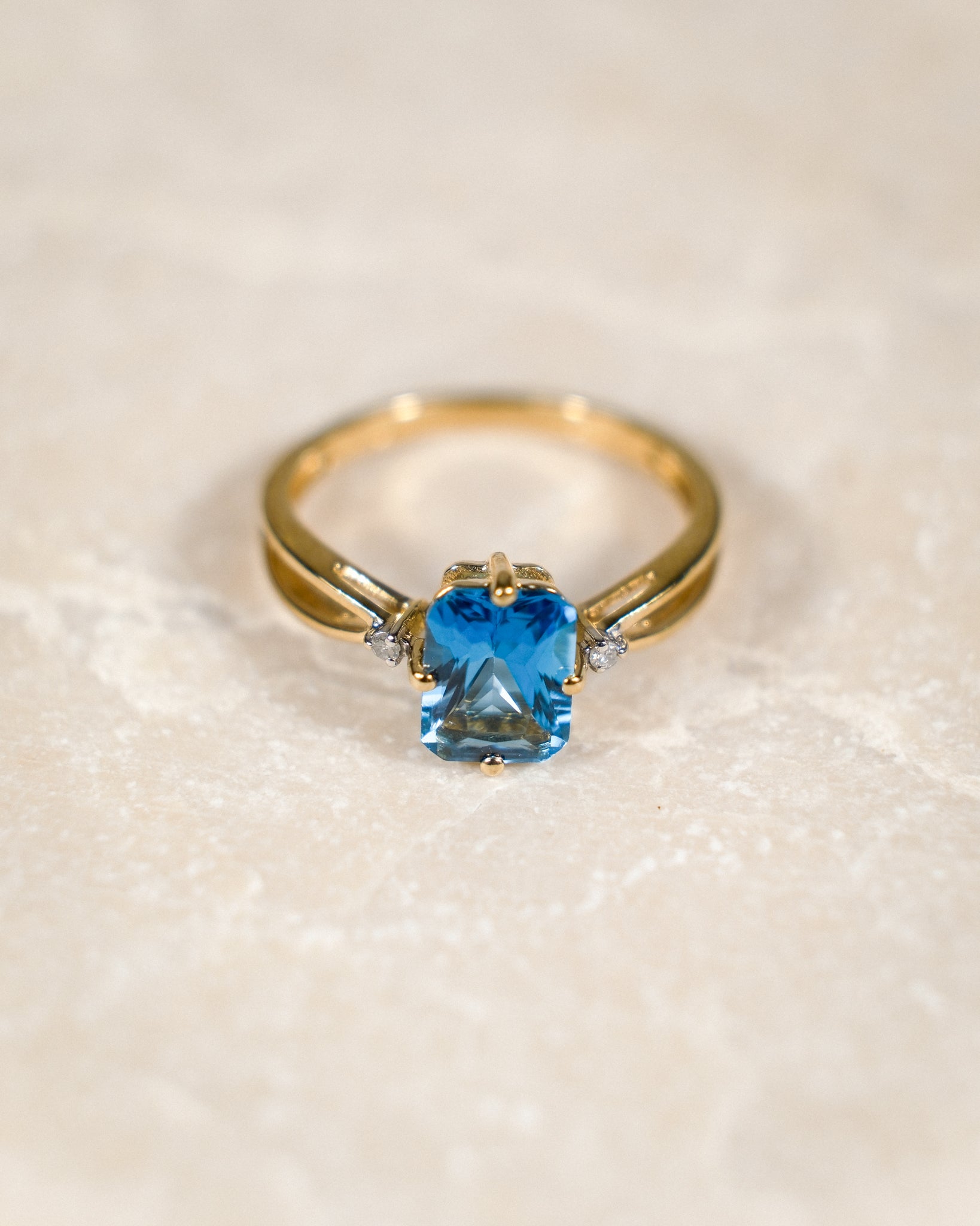 Evelina • Vintage Topaas & Diamant Dress